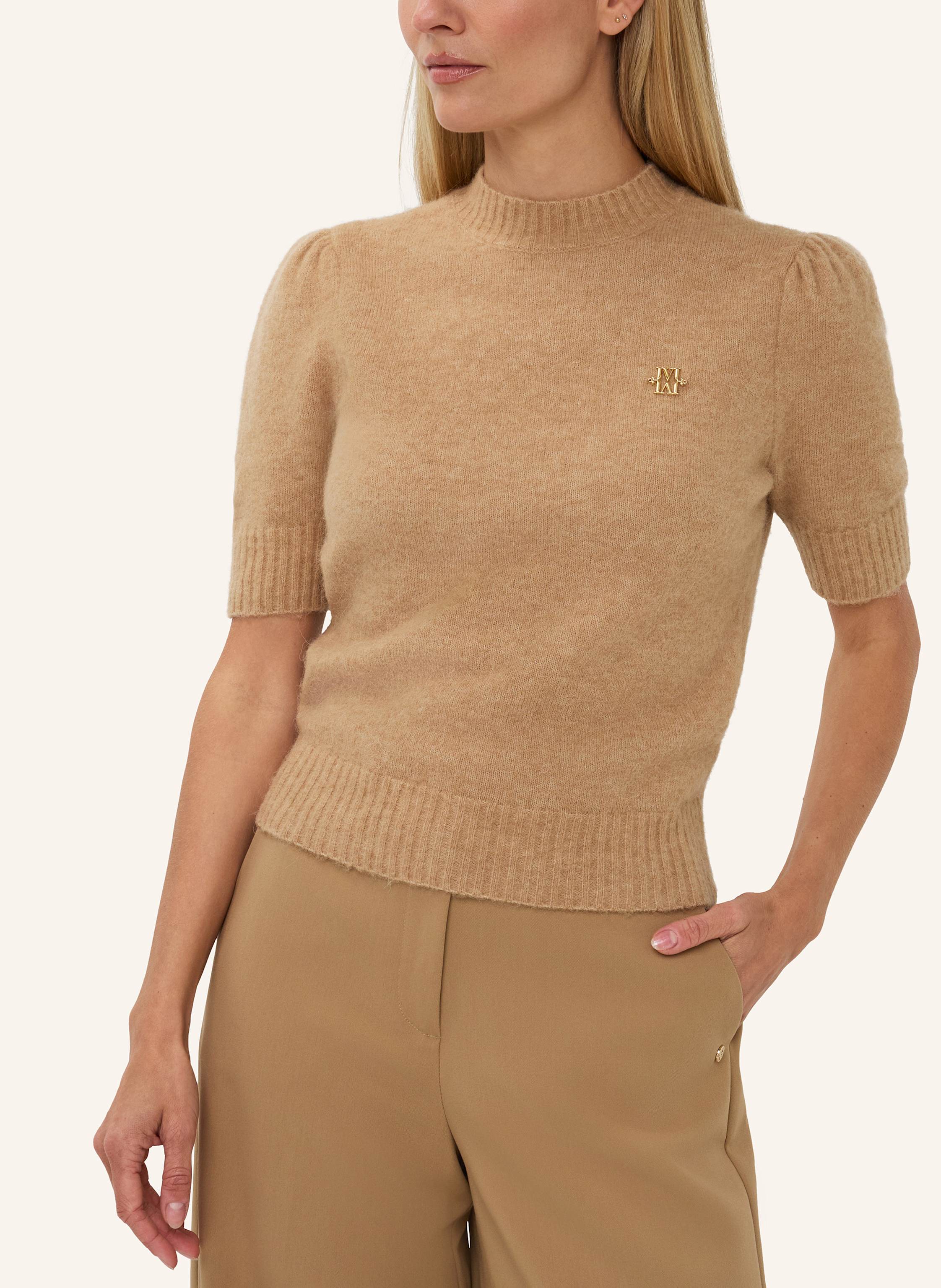 Thumbnail - Josh V Strickshirt Franka Aus Merinowolle braun