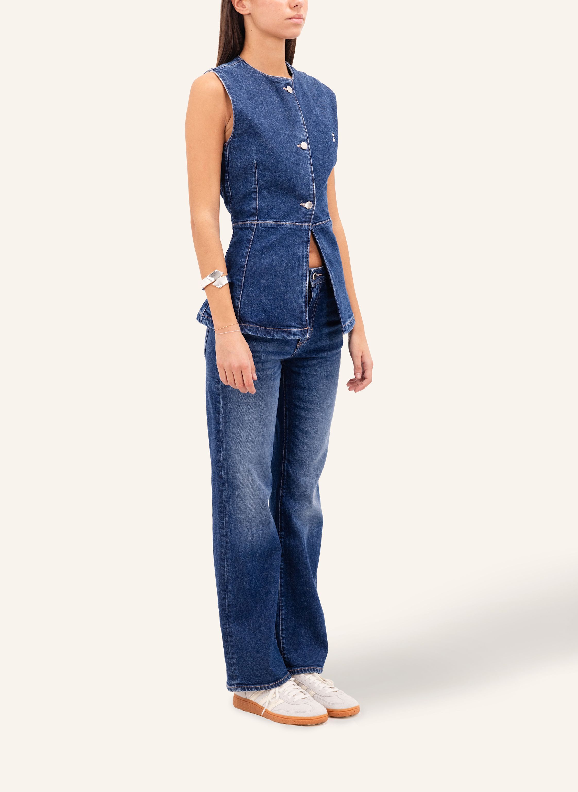 Thumbnail - Icon Denim Vest Lola blau