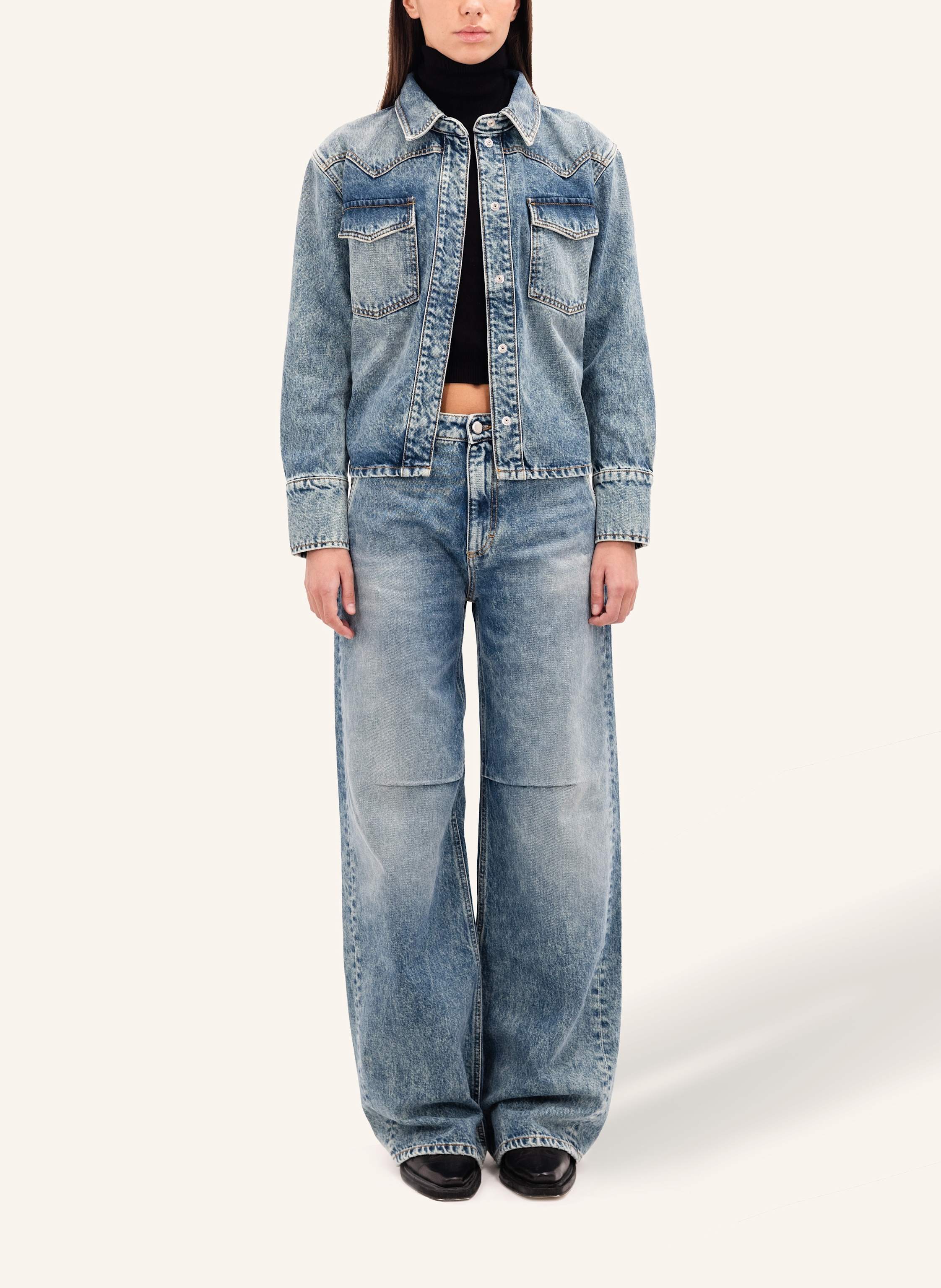 Thumbnail - Icon Denim Shirt Norah blau