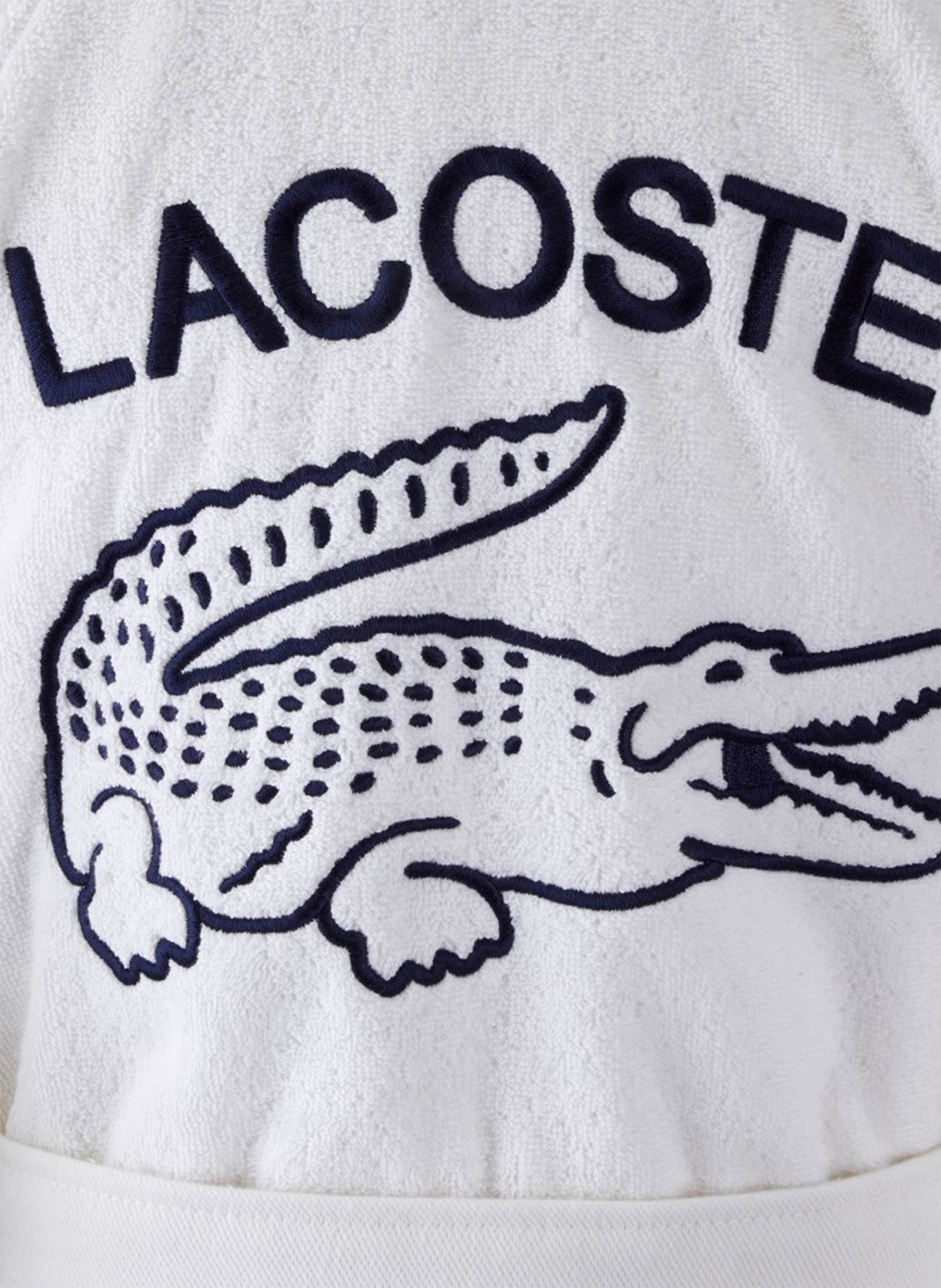 Thumbnail - Lacoste Bademantel Ldefile weiss