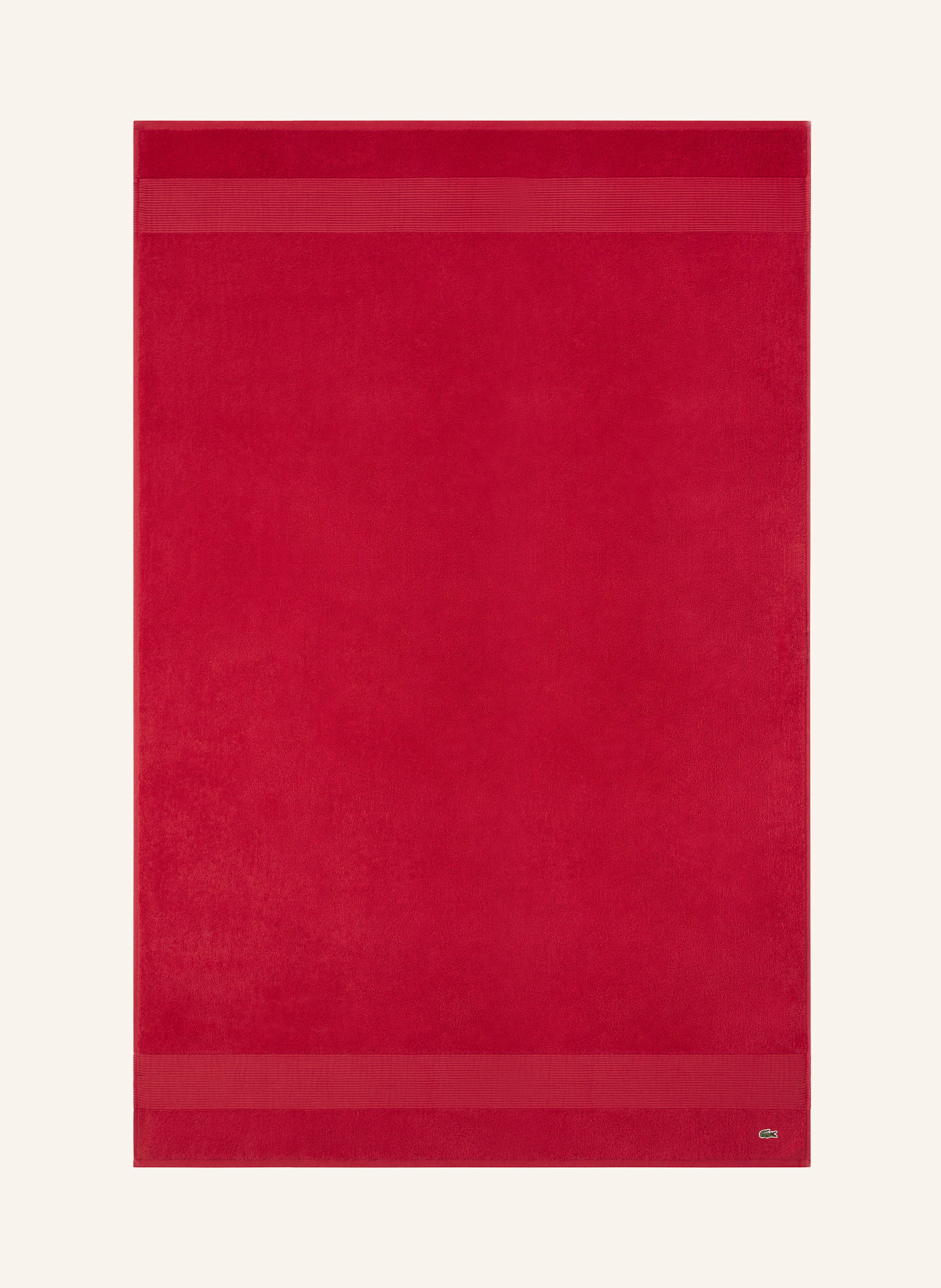 Lacoste Badetuch Llecroco rot