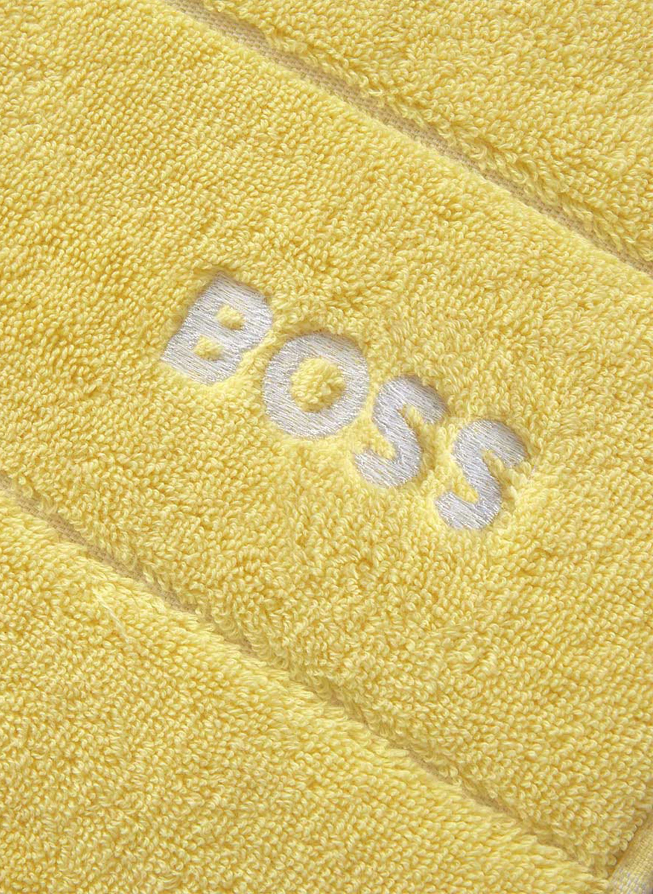 Thumbnail - Boss Handtuch 2er Set Plain gelb