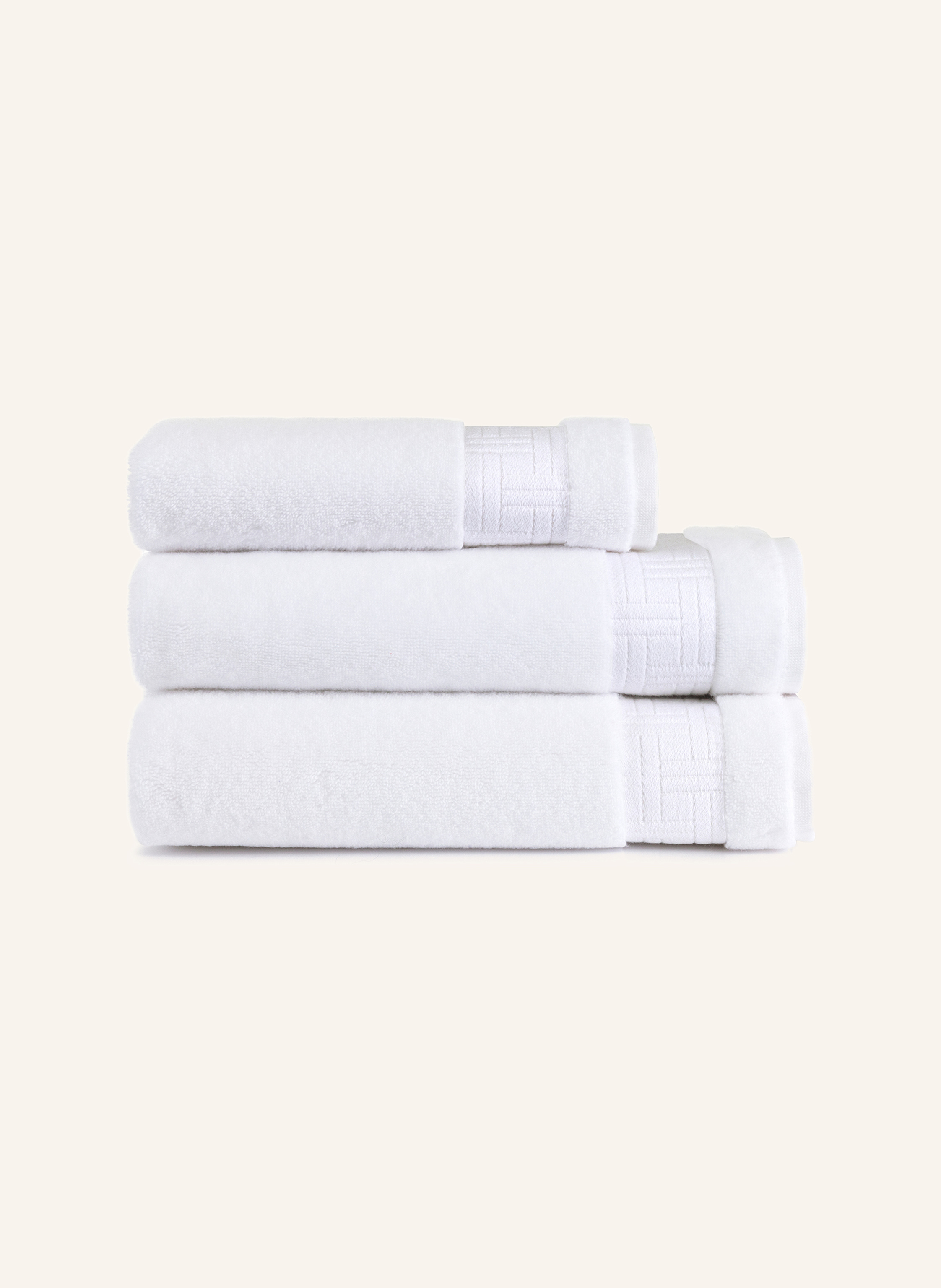 Thumbnail - Kenzo Home Badetuch Kweave weiss