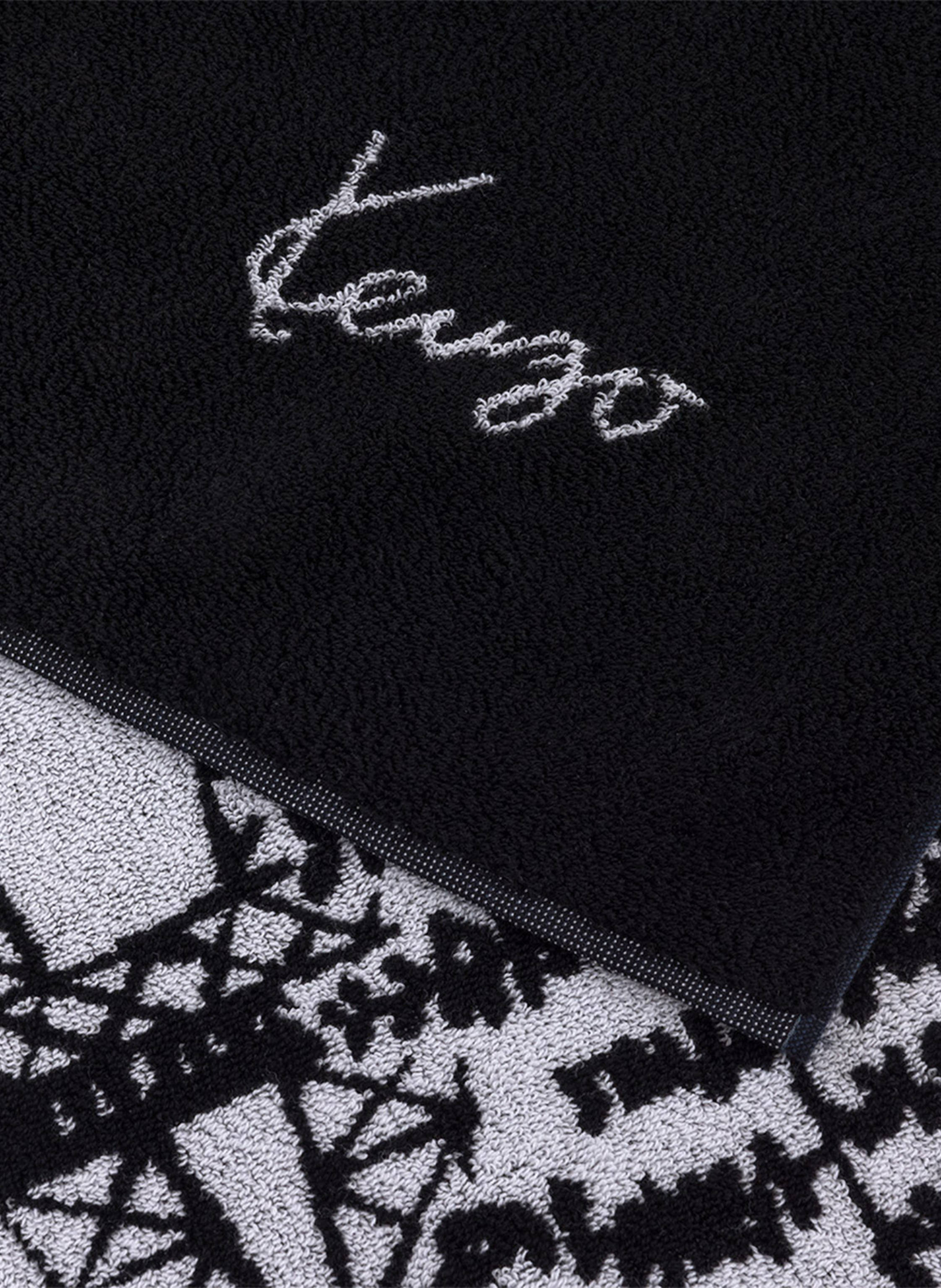 Thumbnail - Kenzo Home Strandtuch Kestampe schwarz