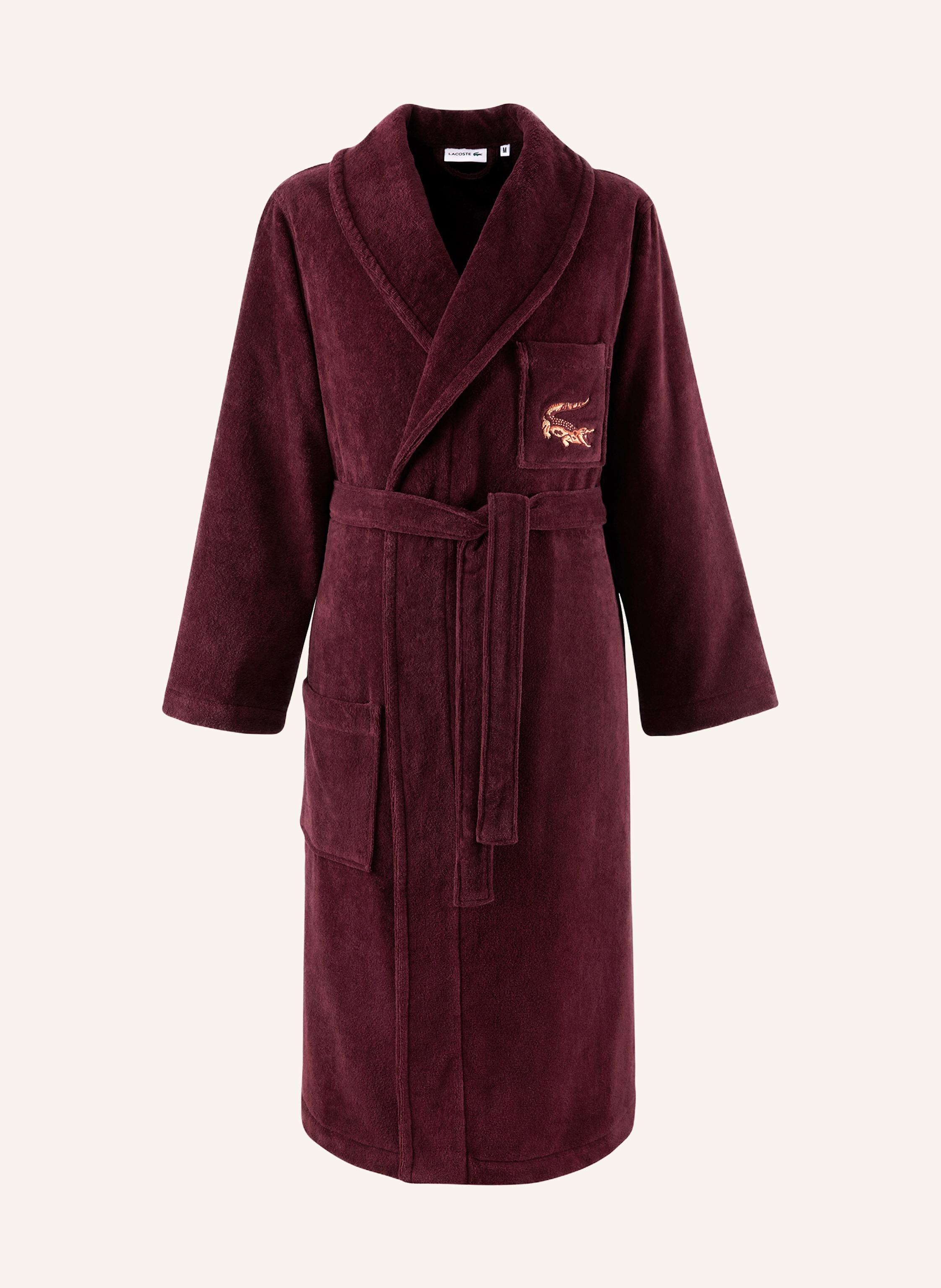 Lacoste Bademantel Lrene rot