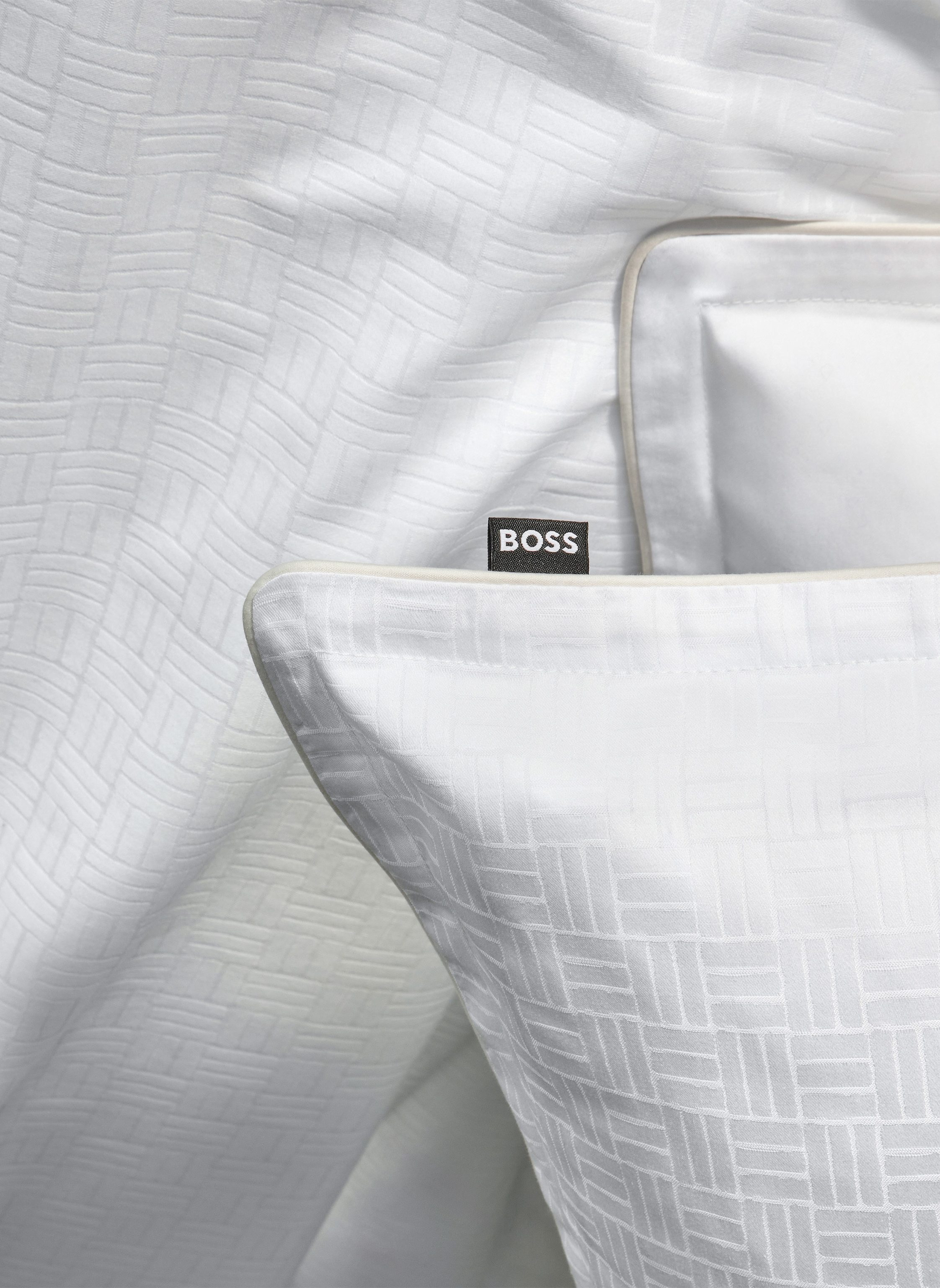 Thumbnail - Boss Bettwäsche Set Lattice weiss
