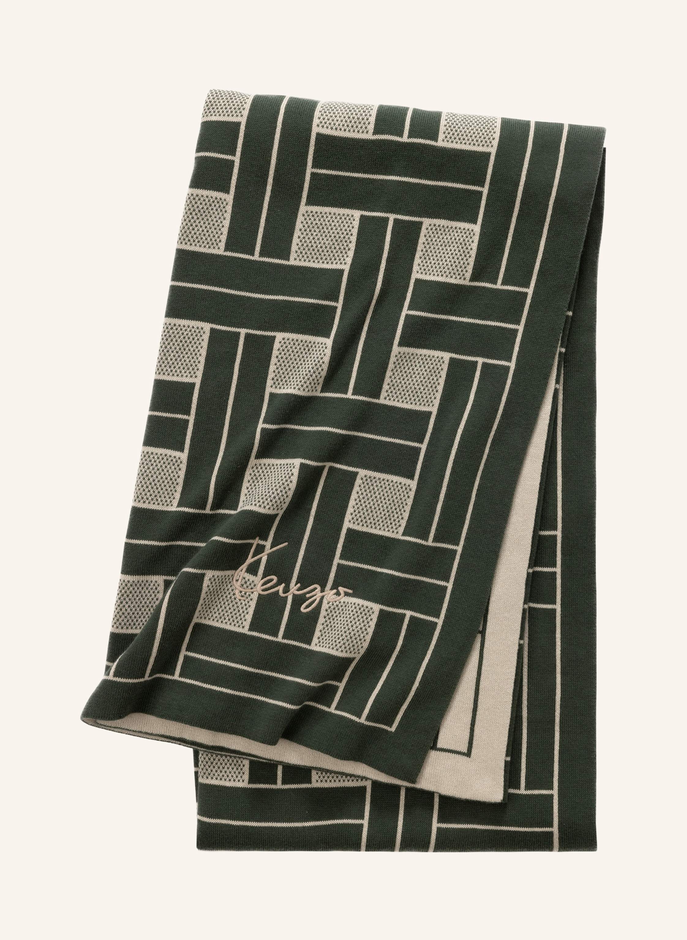 Kenzo Home Plaid Kweave gruen