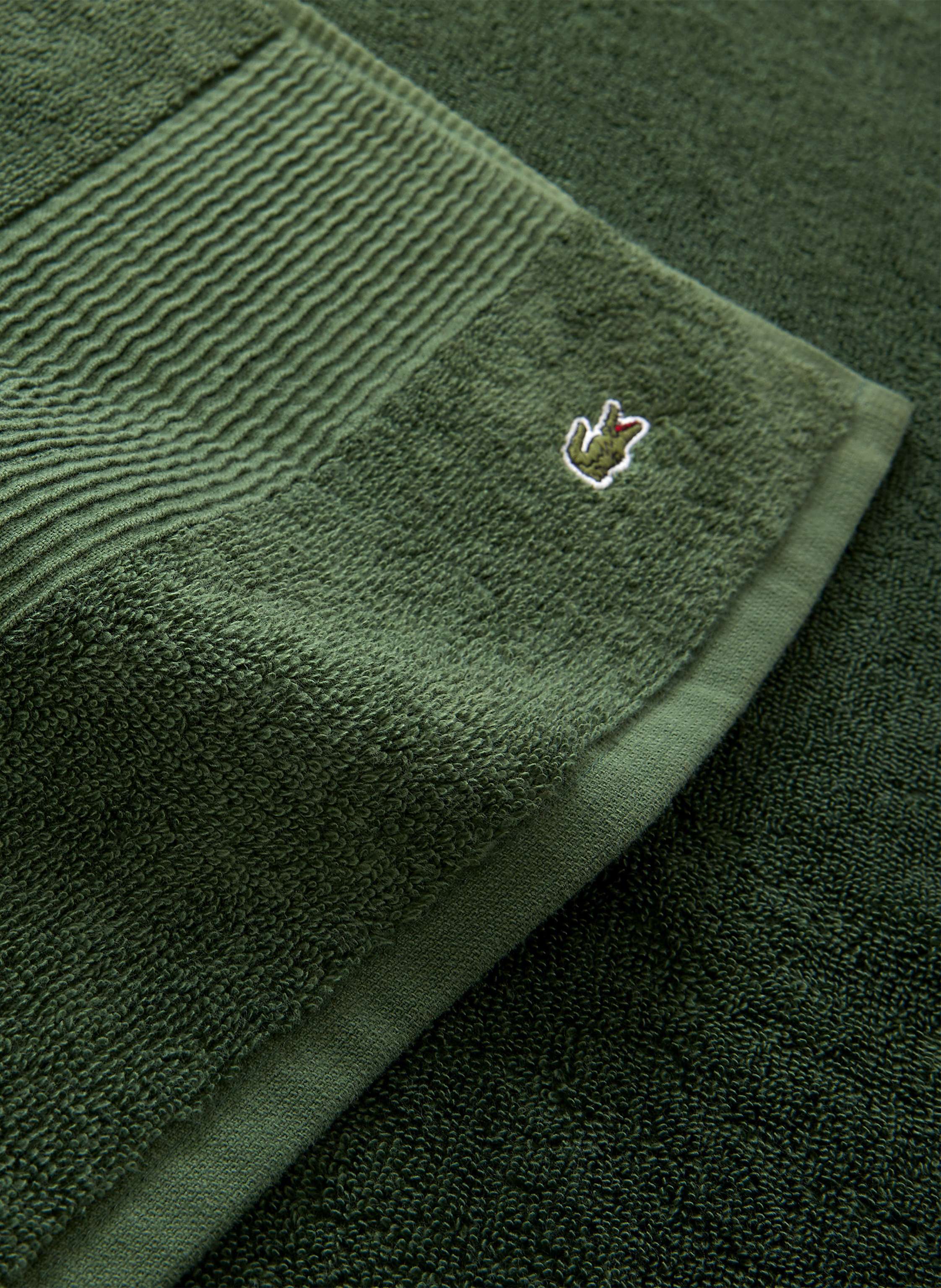 Thumbnail - Lacoste Gästetuch 2er Set Llecroco gruen