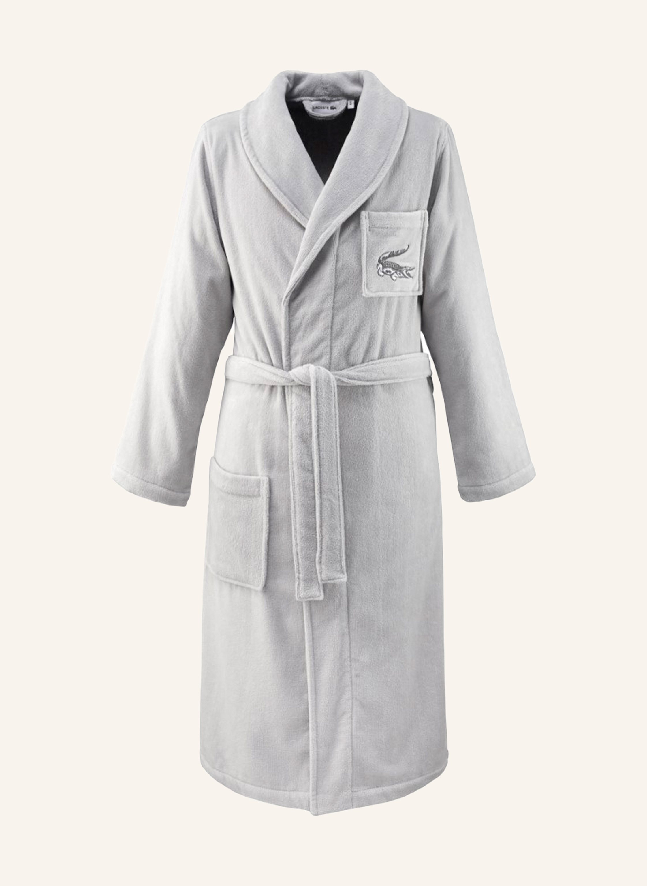 Lacoste Bademantel Lrene grau