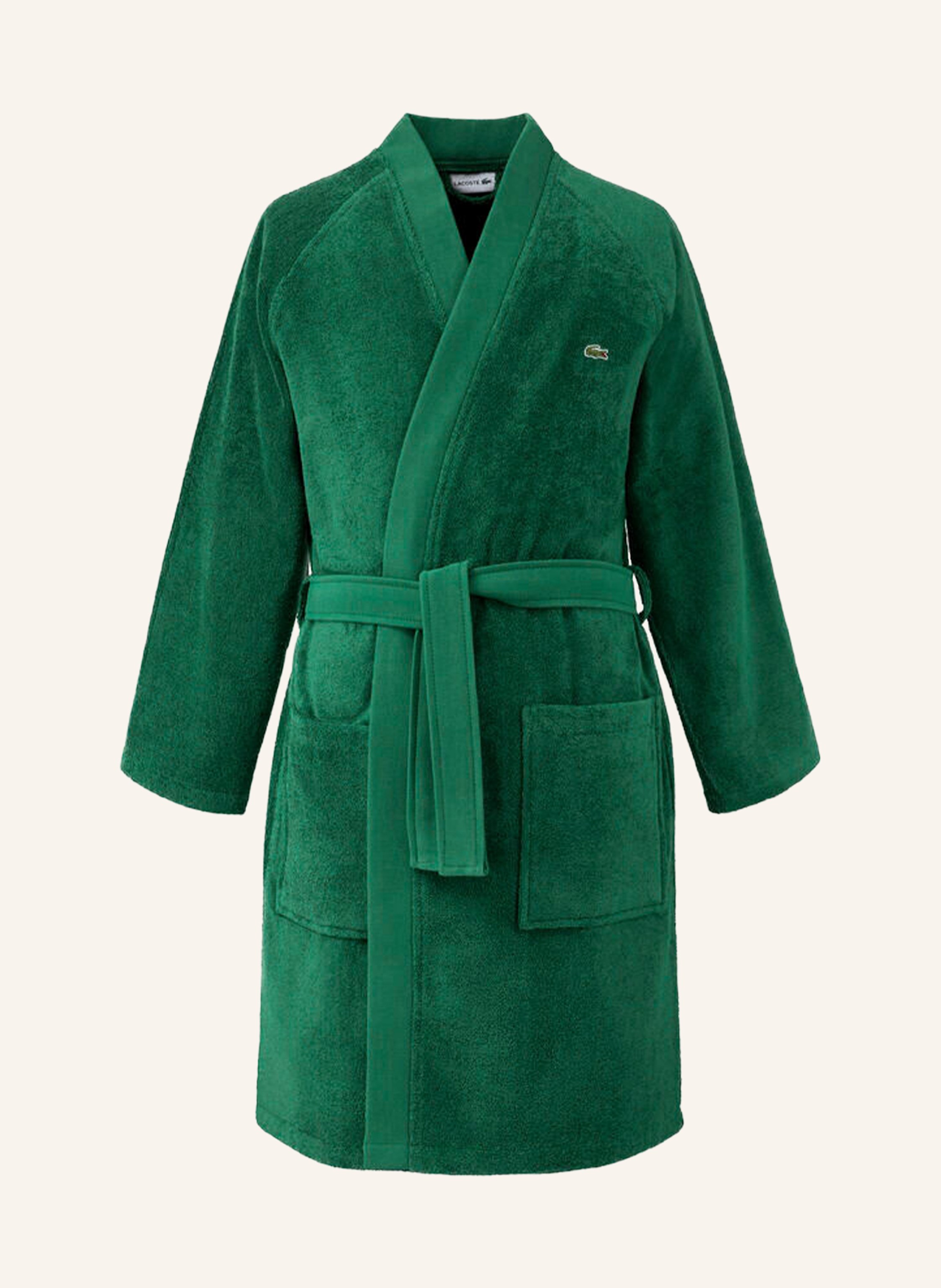 Lacoste Bademantel Ldefile gruen