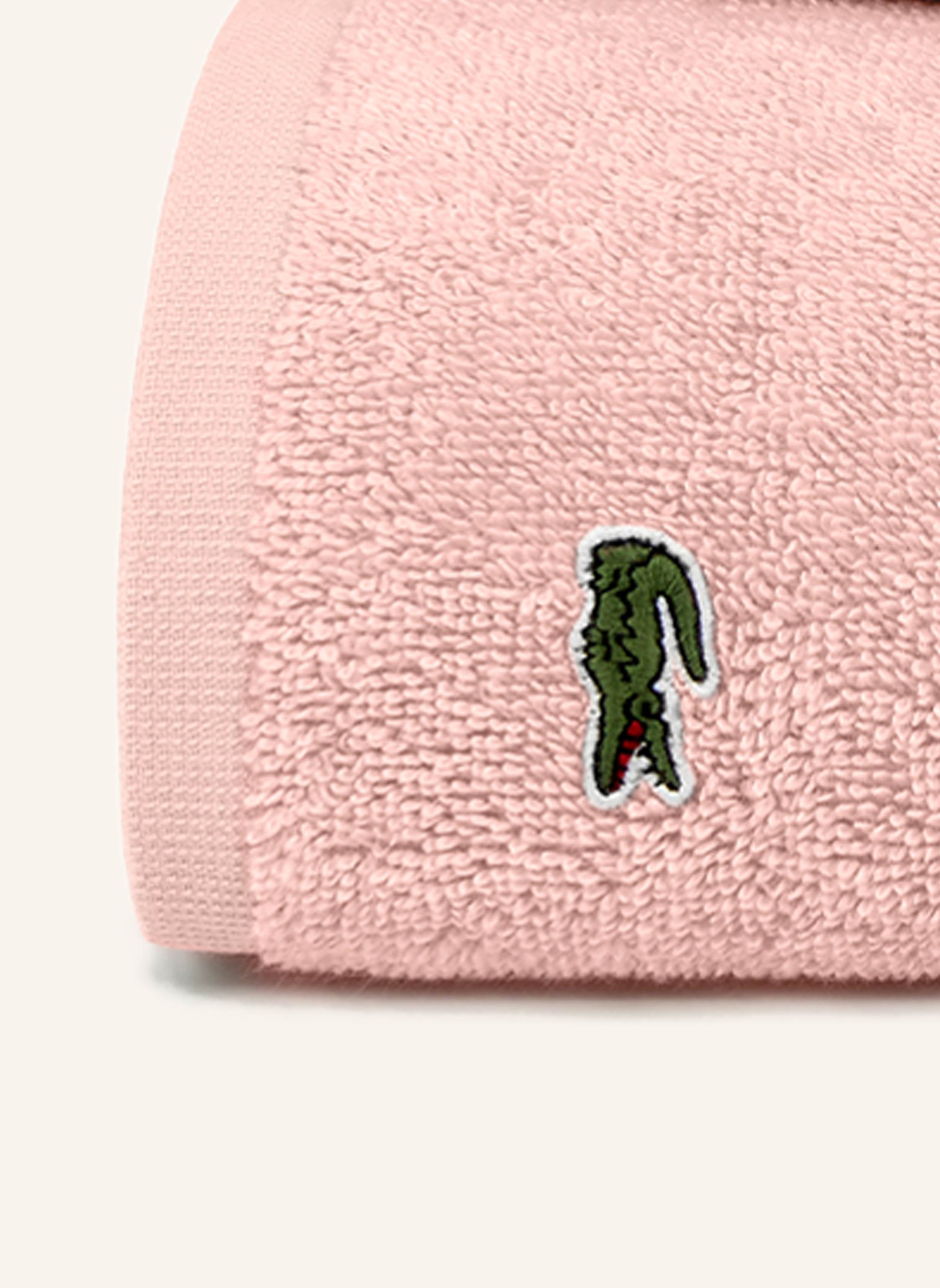 Thumbnail - Lacoste Waschhandschuh 4er Set Llecroco rosa