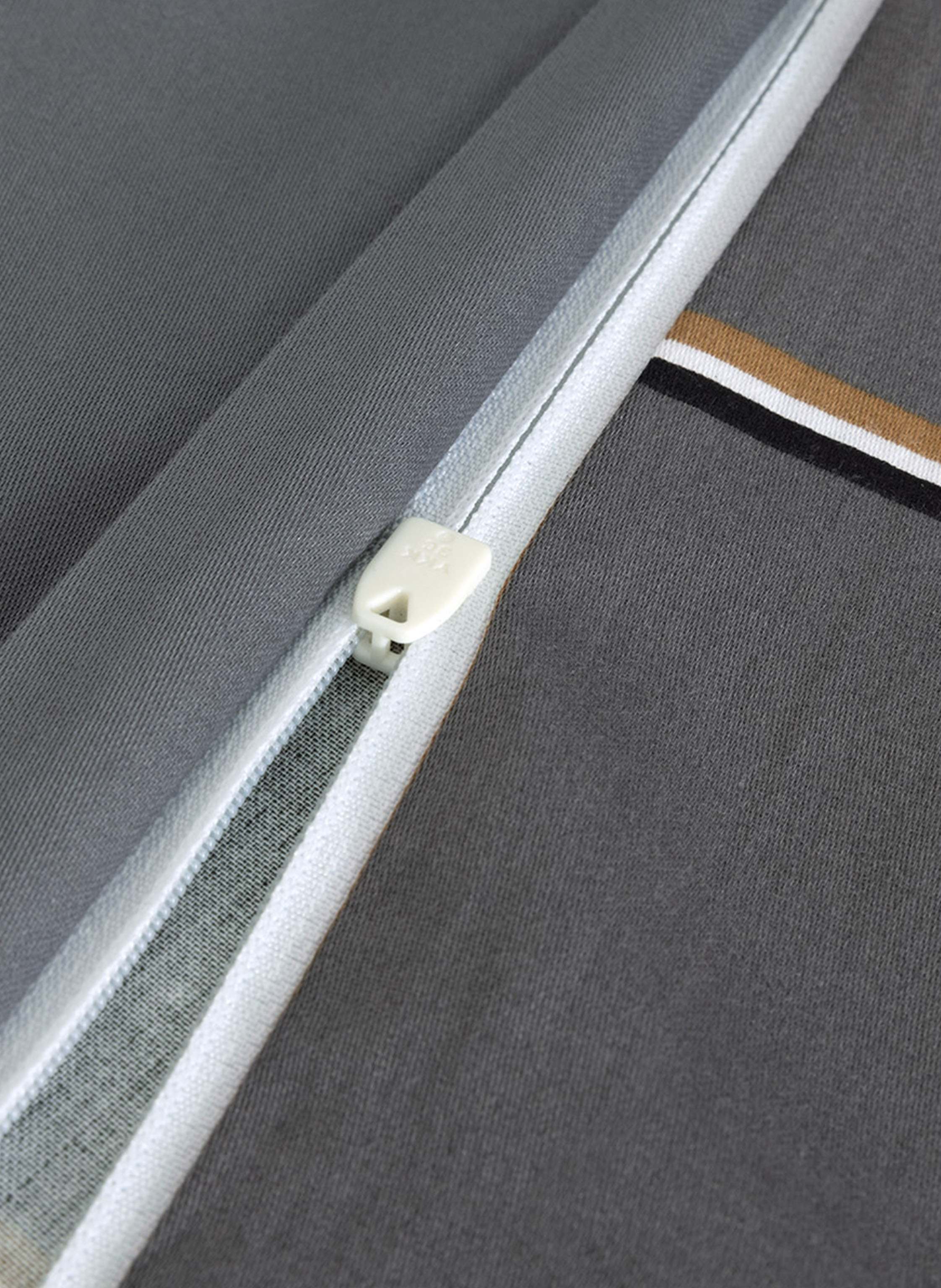 Thumbnail - Boss Bettwäsche Set Bosscheck grau