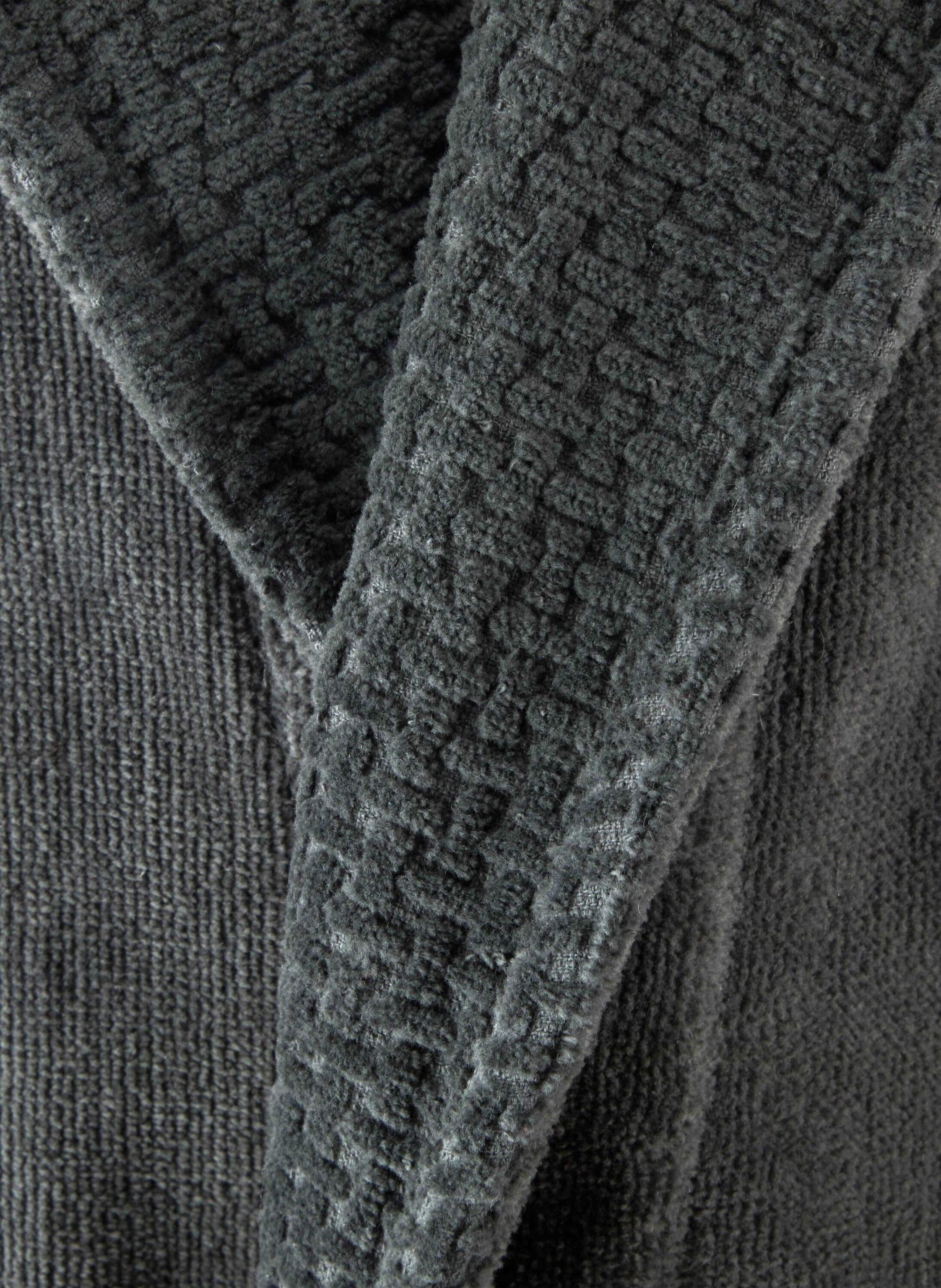 Thumbnail - Boss Bademantel Doubleb grau