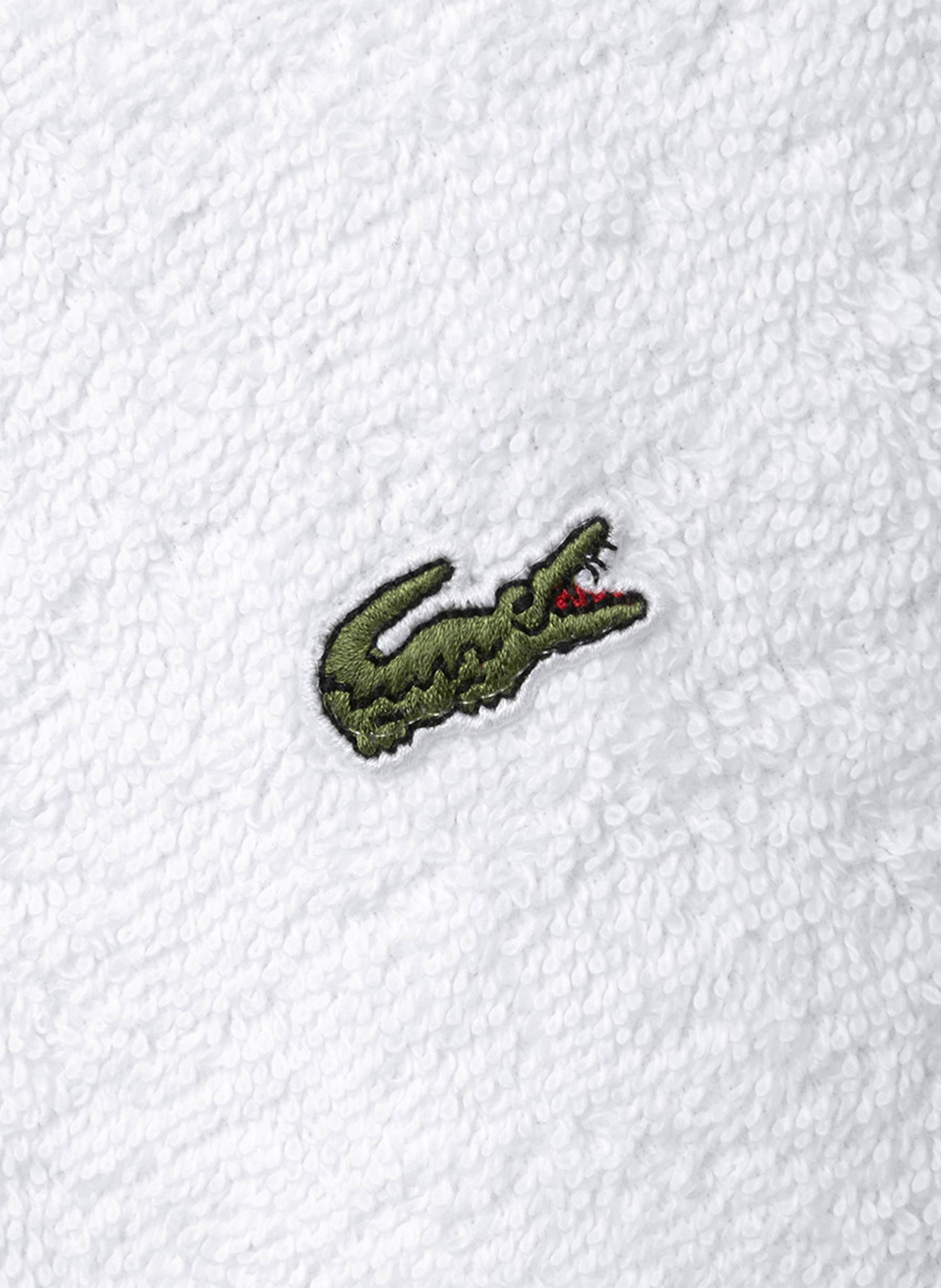 Thumbnail - Lacoste Duschtuch Llecroco weiss