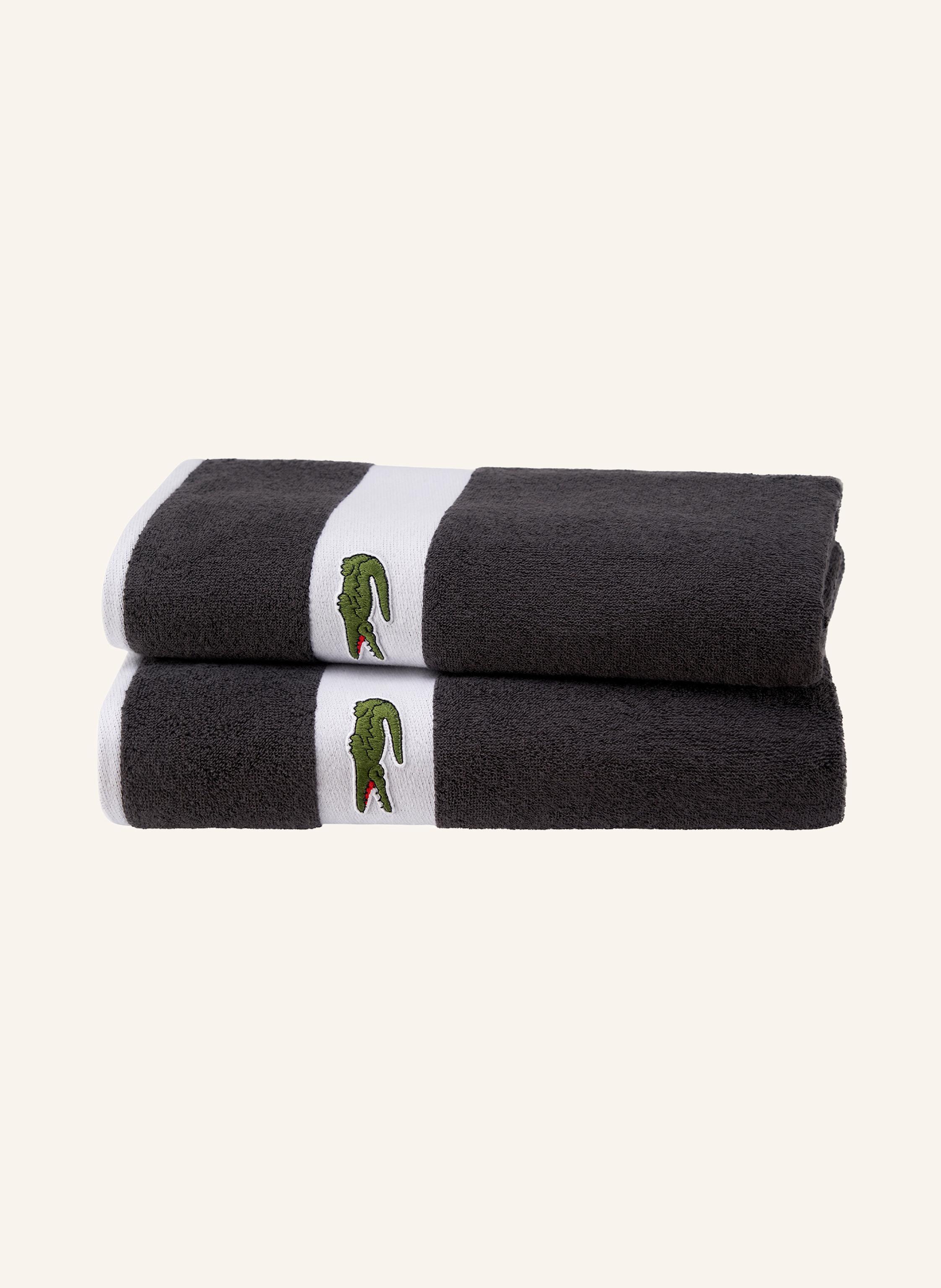 Thumbnail - Lacoste Badetuch Lcasual schwarz