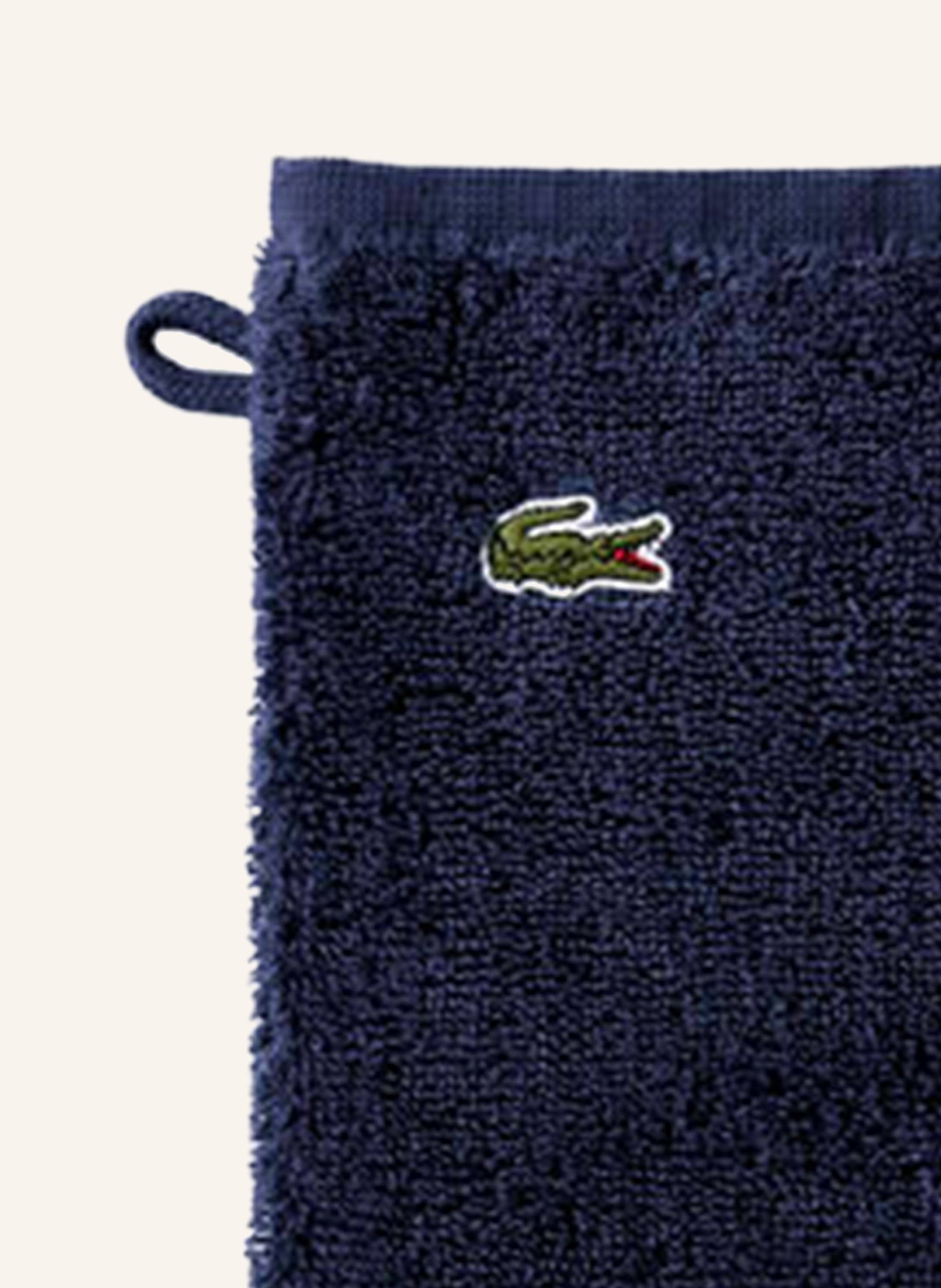 Thumbnail - Lacoste Waschhandschuh 4er Set Llecroco blau