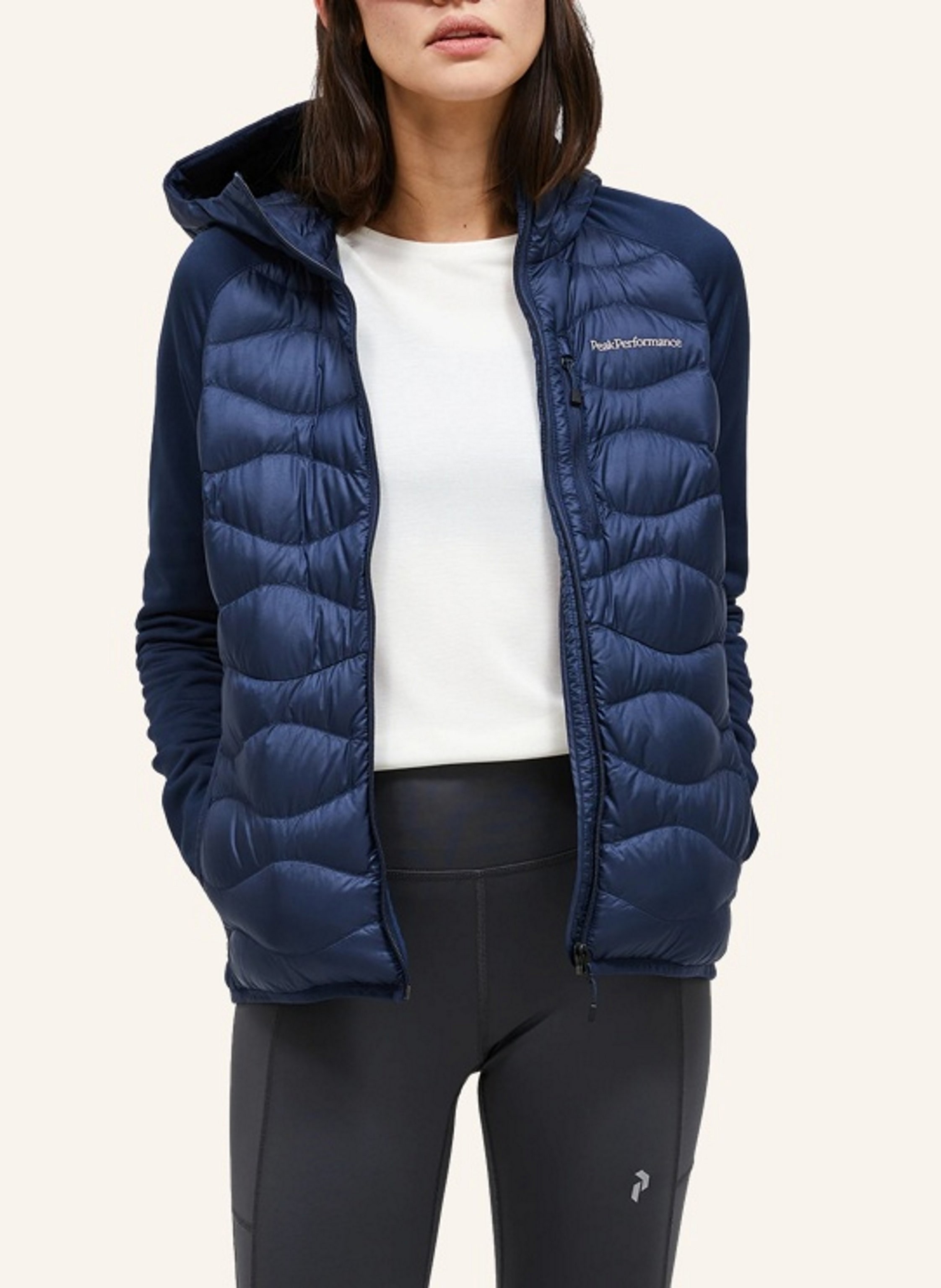 Thumbnail - Peak Performance Softshelljacke Helium Hybrid Down blau