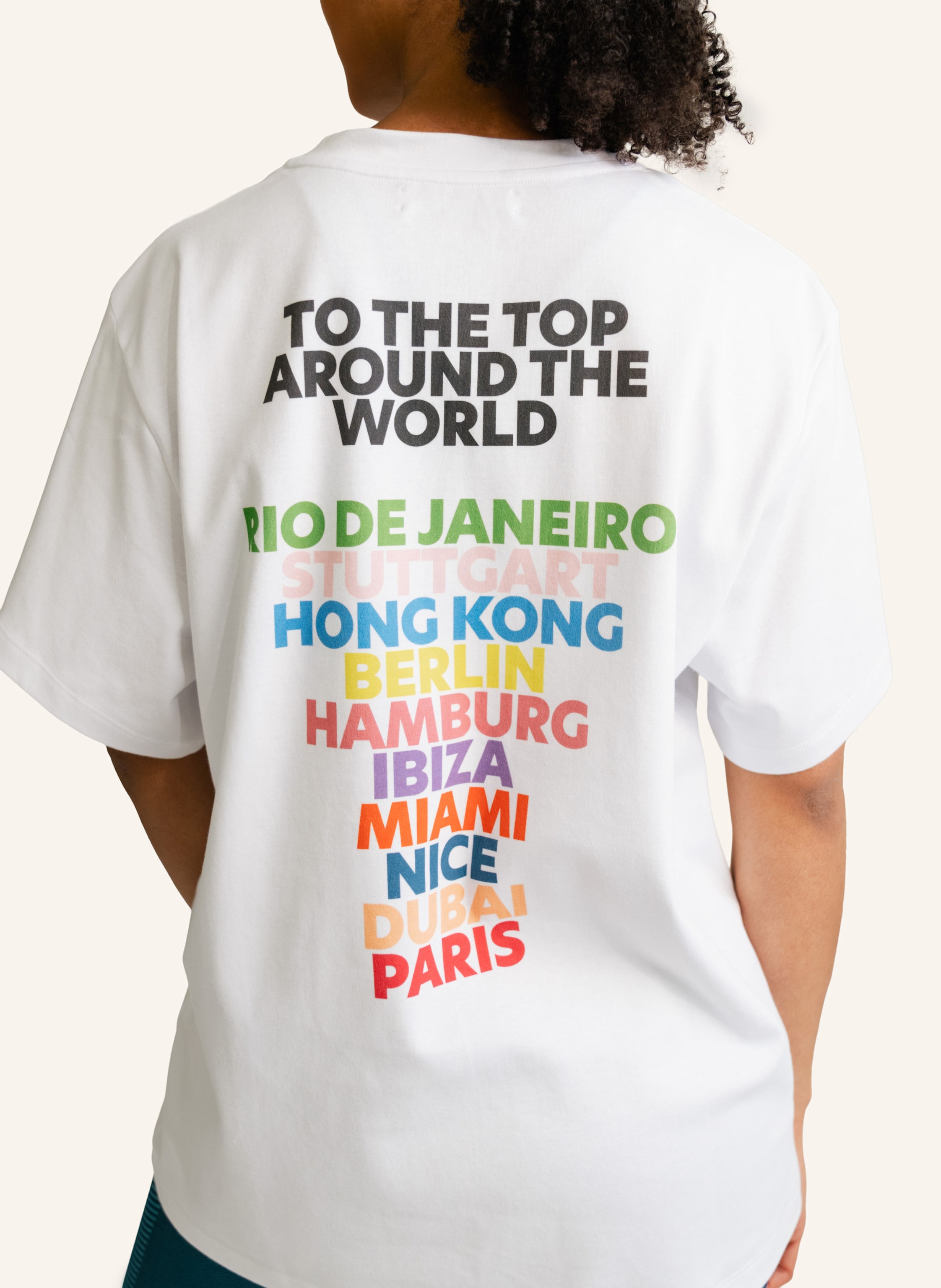 Thumbnail - To The Top T-Shirt Around The World weiss