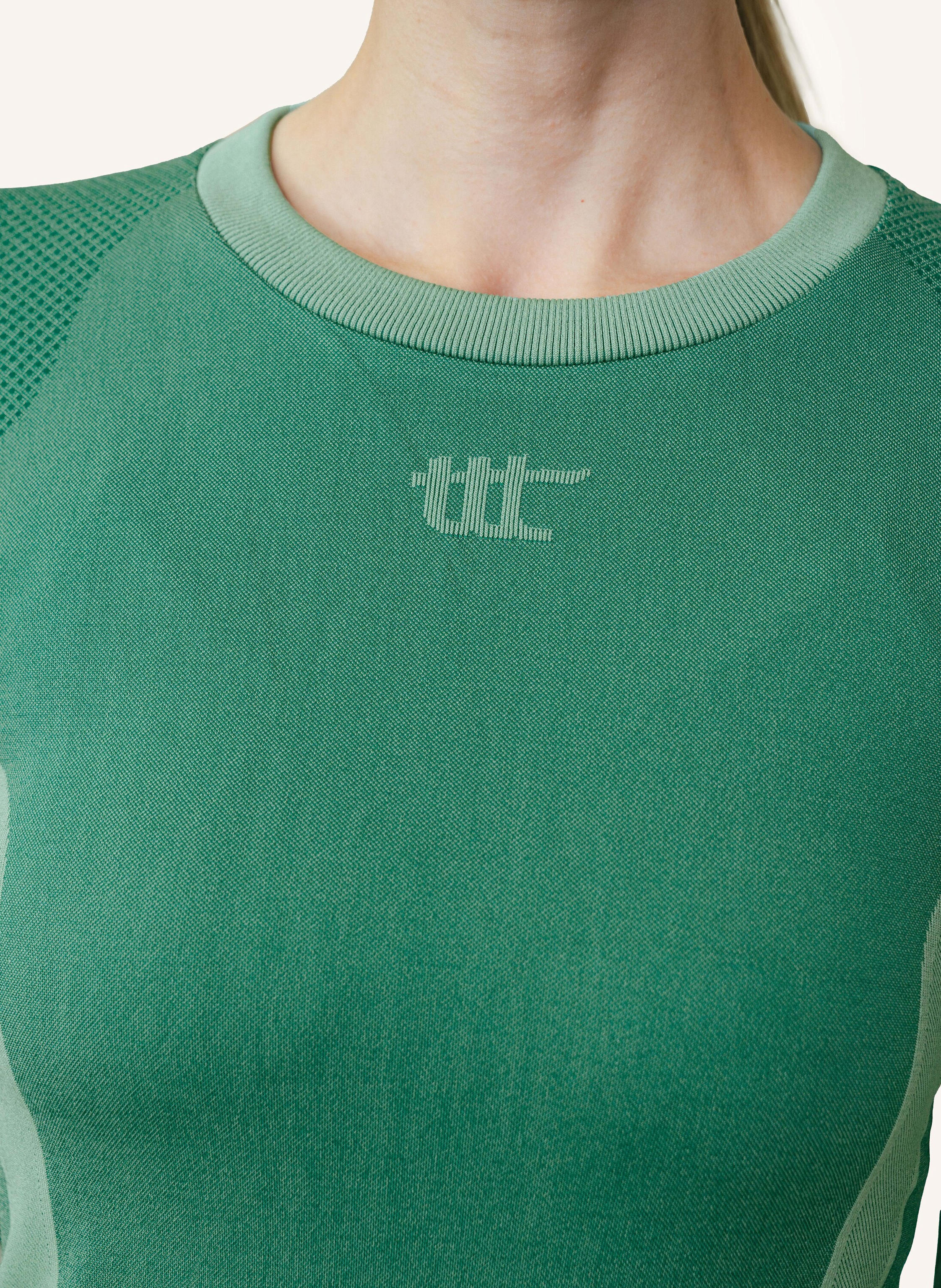 Thumbnail - To The Top Long Sleeve Seamless Light gruen