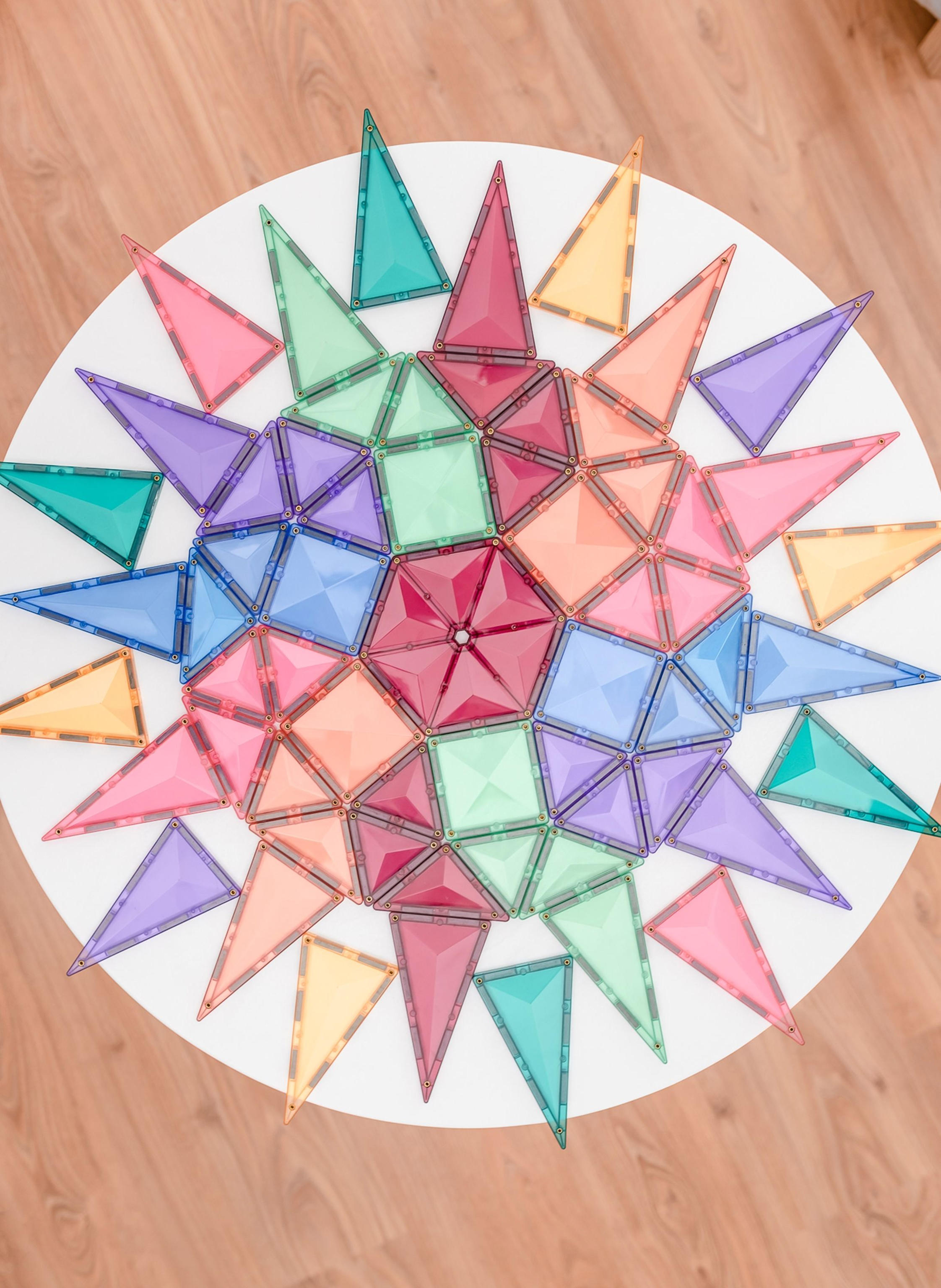 Thumbnail - Connetix Mega-Set Pastell rosa