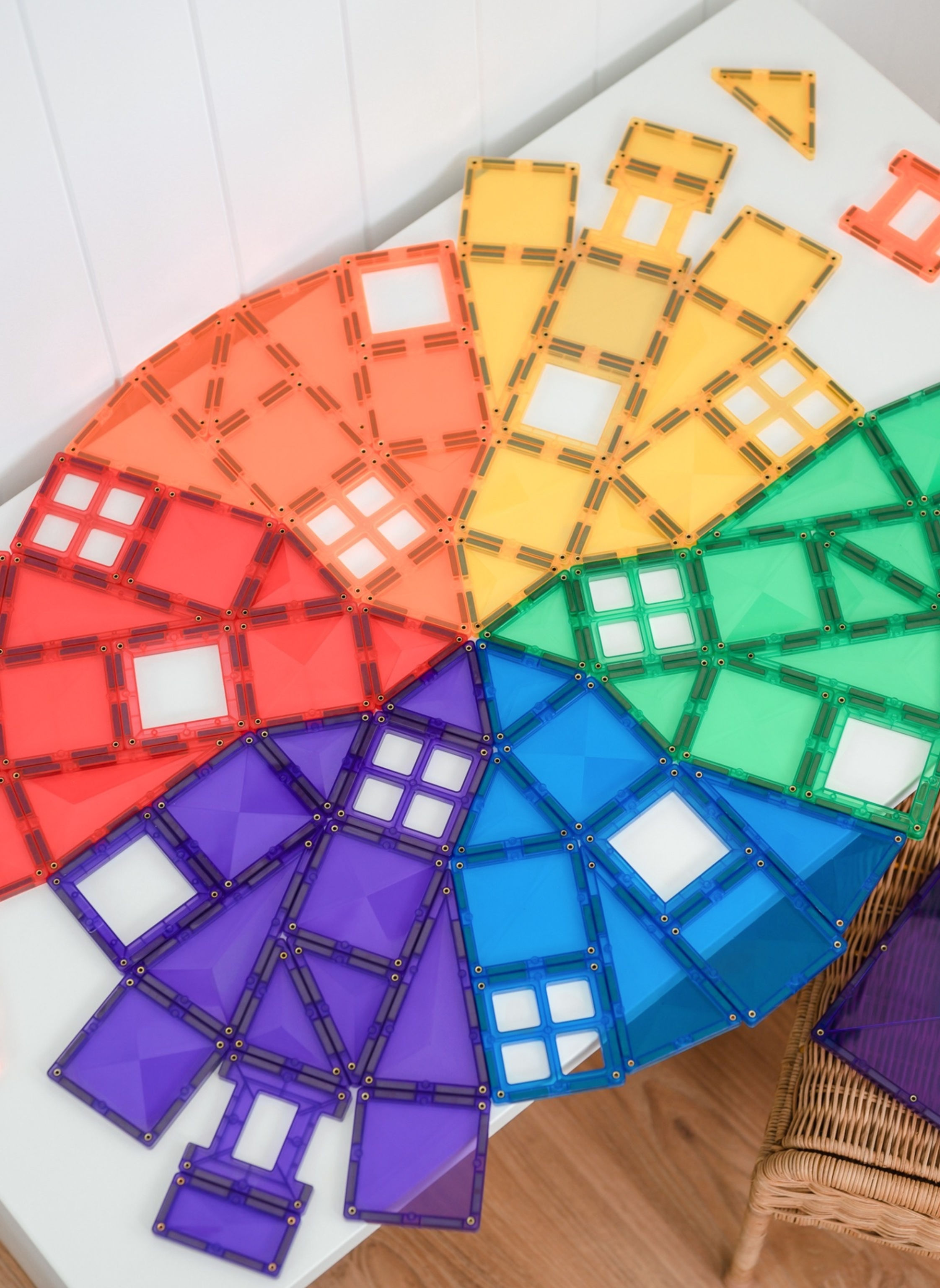 Thumbnail - Connetix Creative-Set Regenbogen gruen