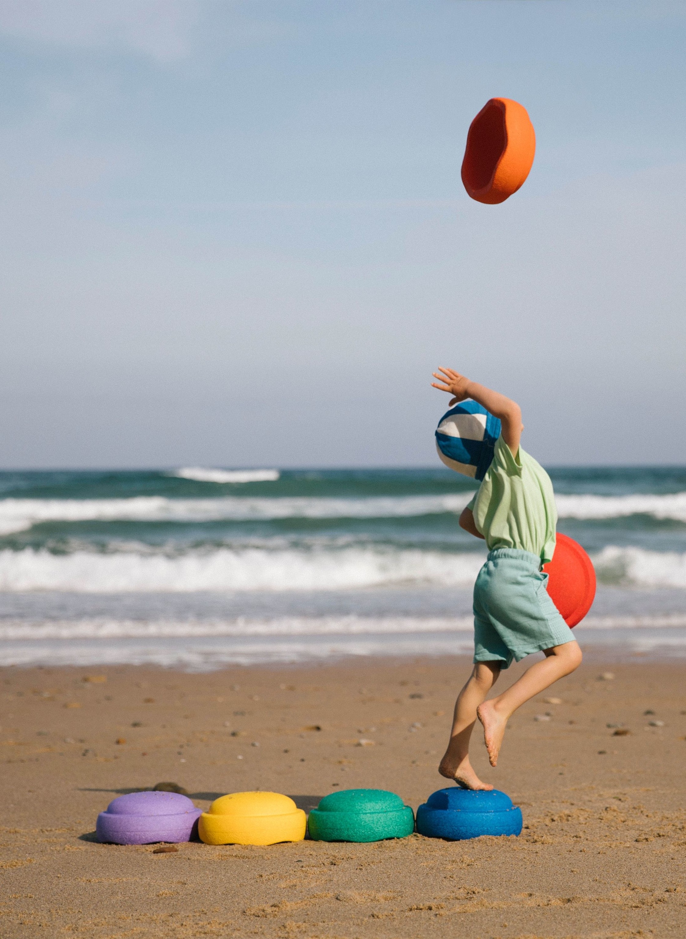 Thumbnail - Stapelstein Set Original rot