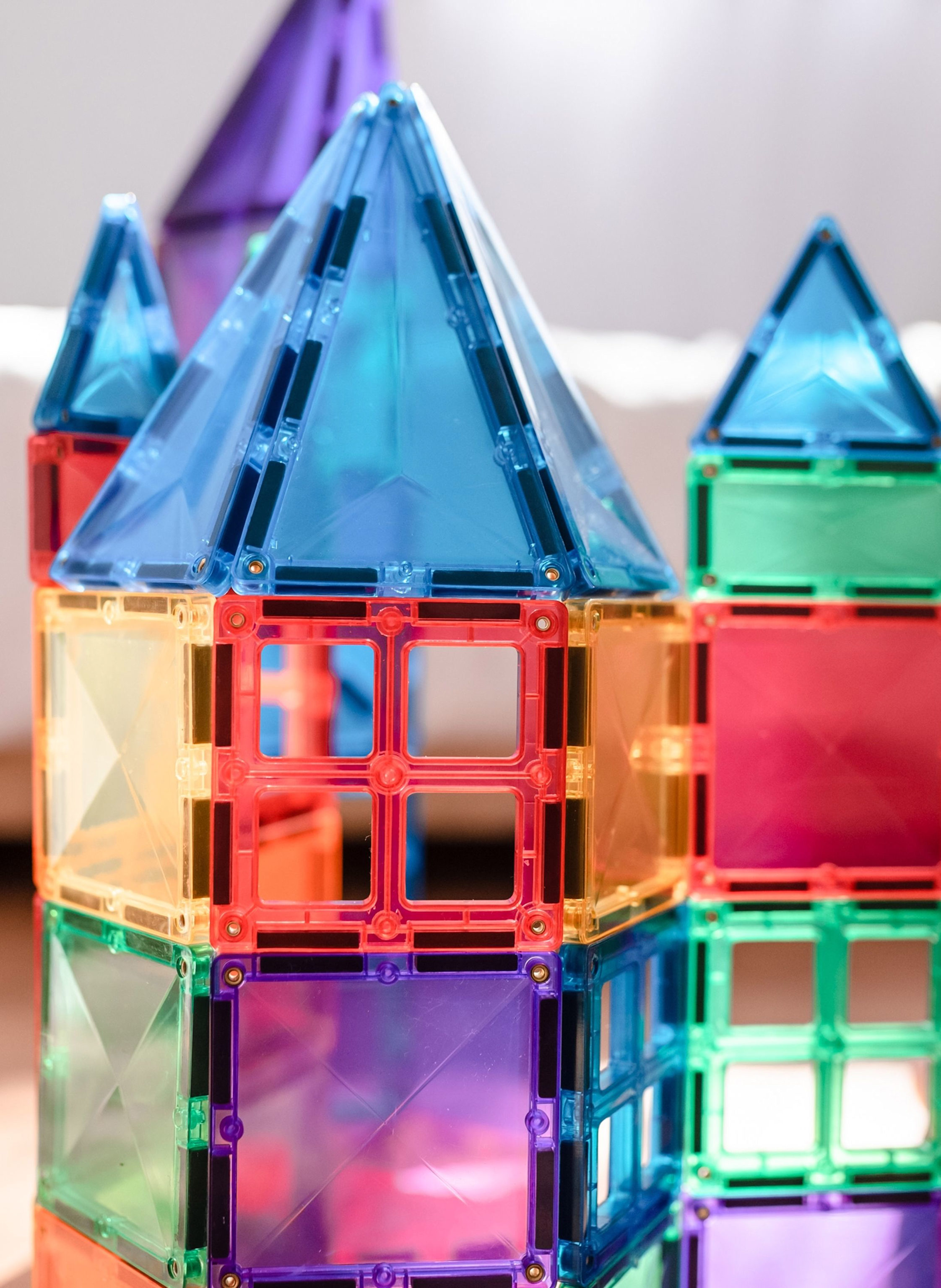 Thumbnail - Connetix Mega-Set Regenbogen lila