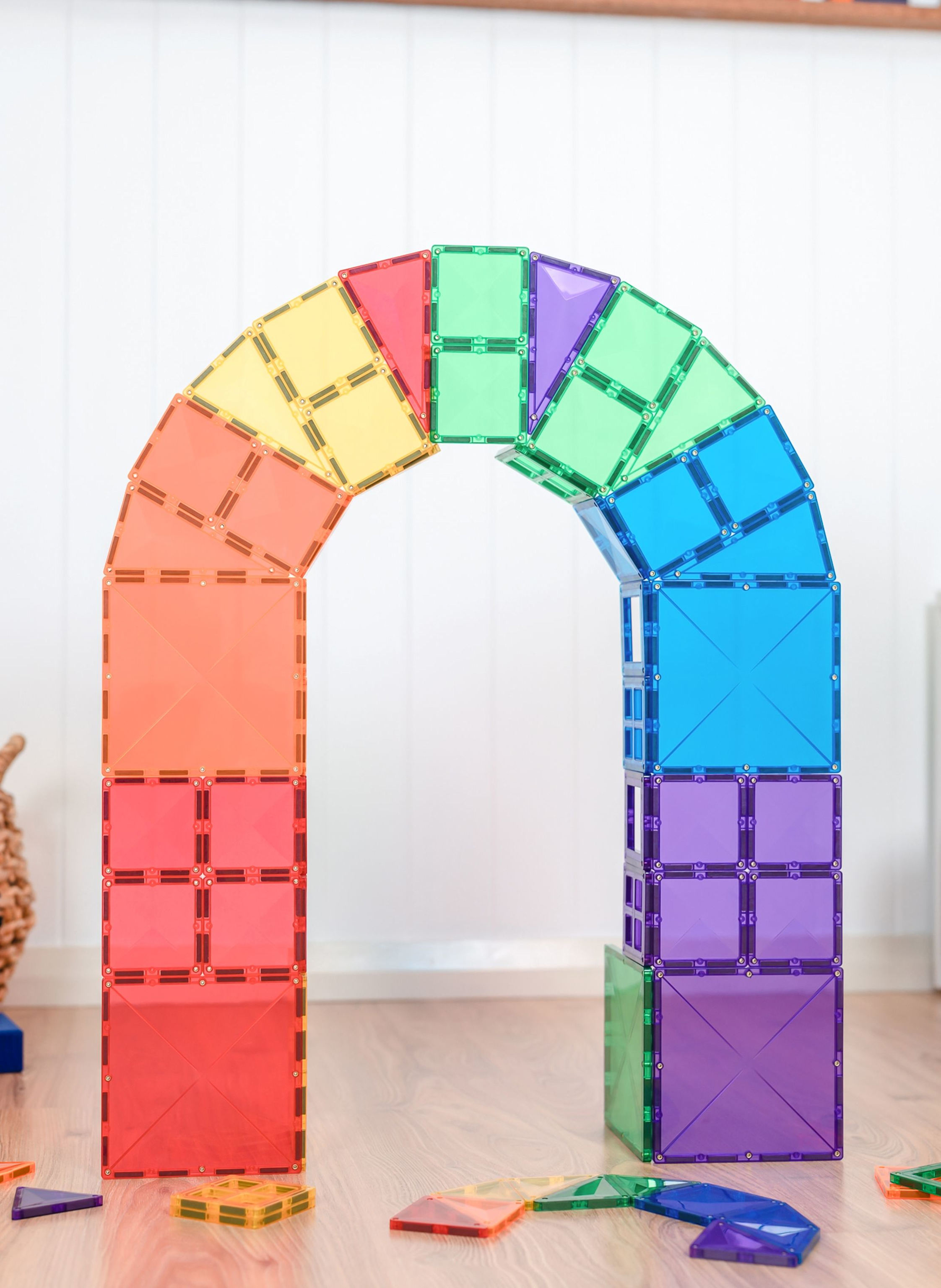 Thumbnail - Connetix Starter-Set Regenbogen lila