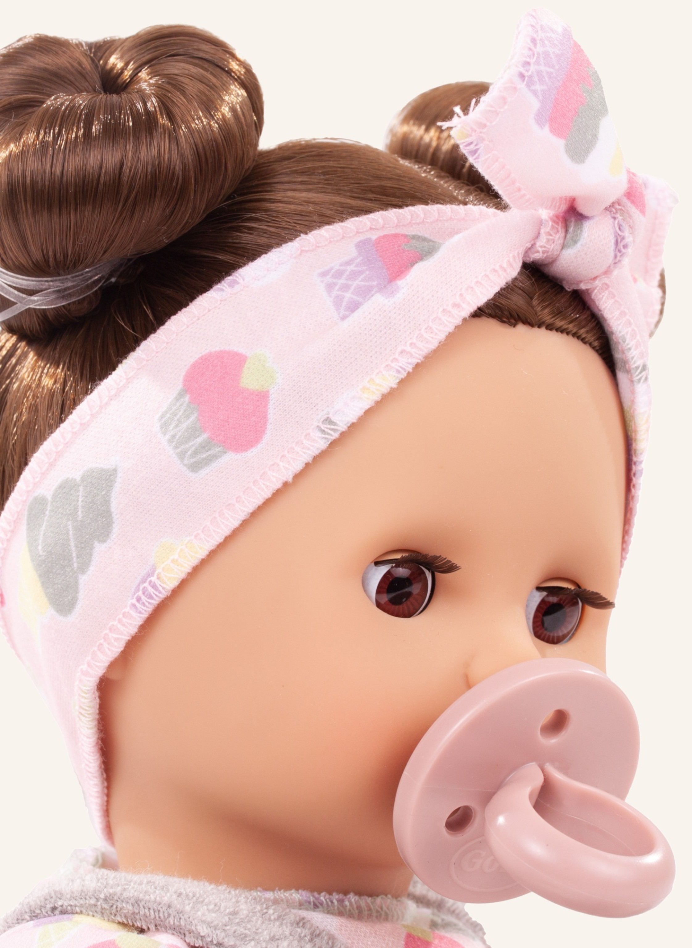 Thumbnail - Götz Babypuppe Popsicle Muffin grau