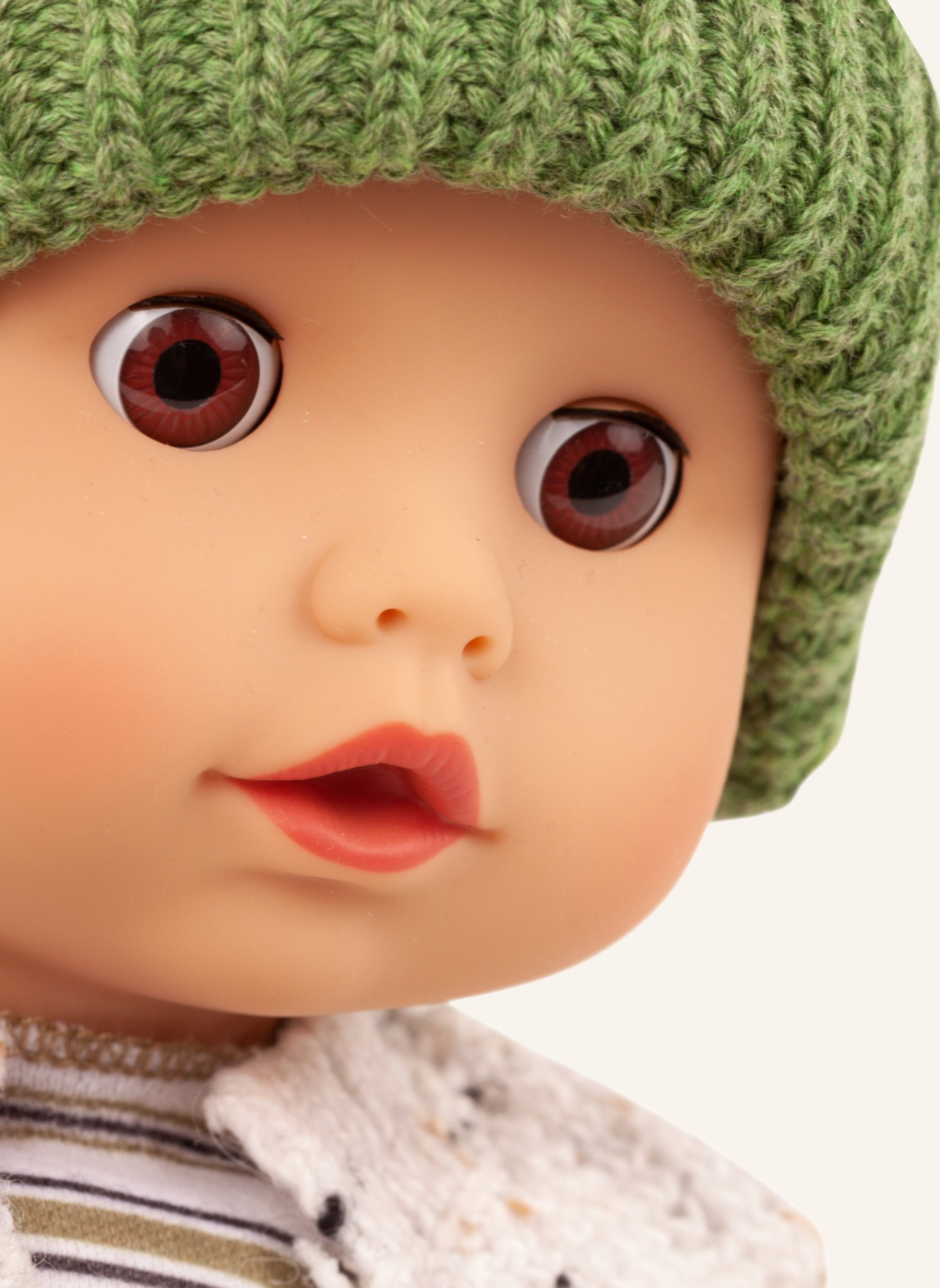 Thumbnail - Götz Babypuppe Urban Stripes Muffin gruen