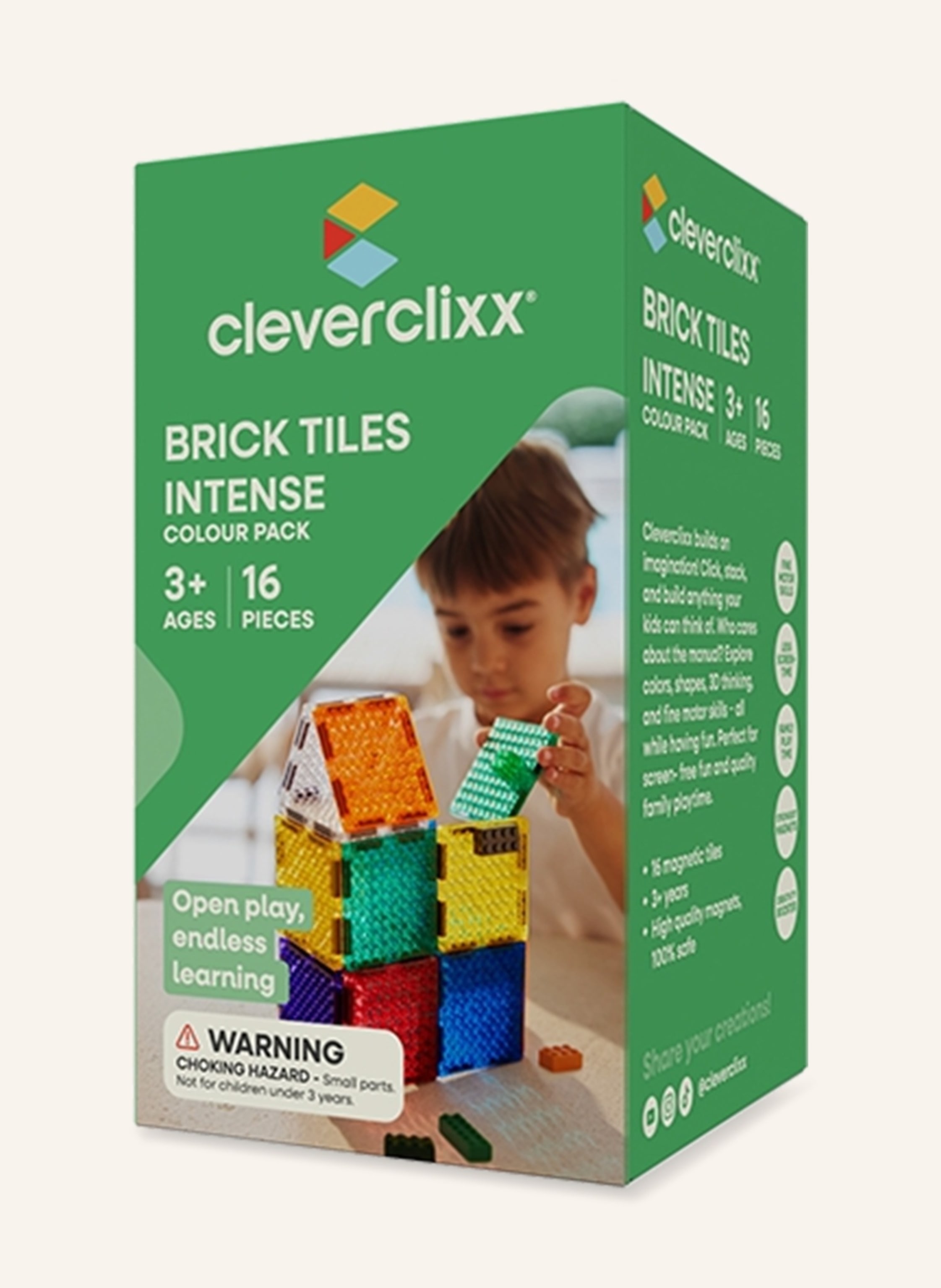 Thumbnail - Cleverclixx Noppenbaustein gruen