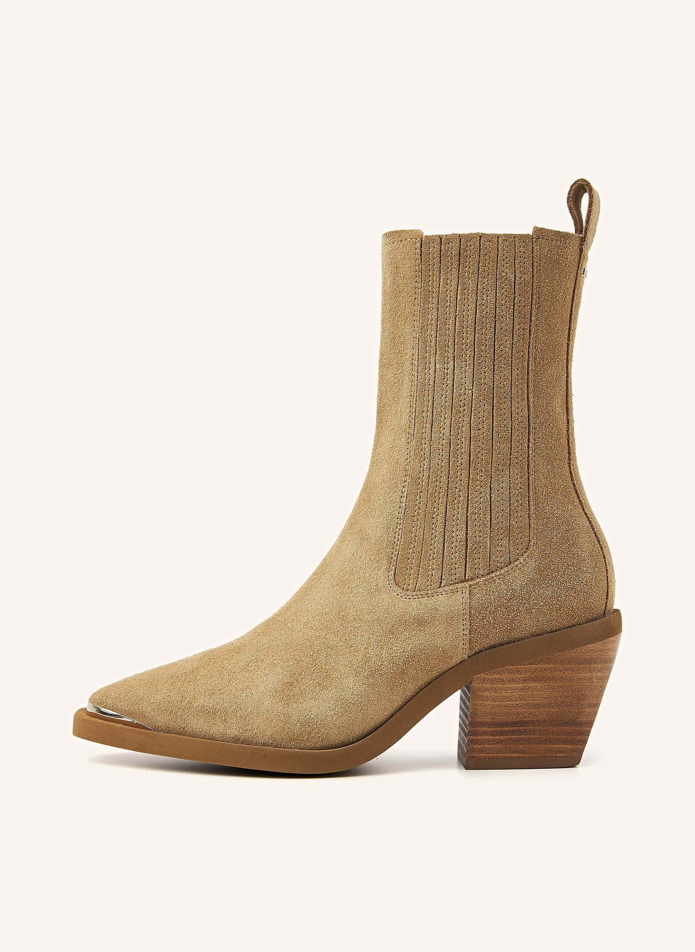 Thumbnail - Nubikk Stiefeletten Liv Loua Metal gelb