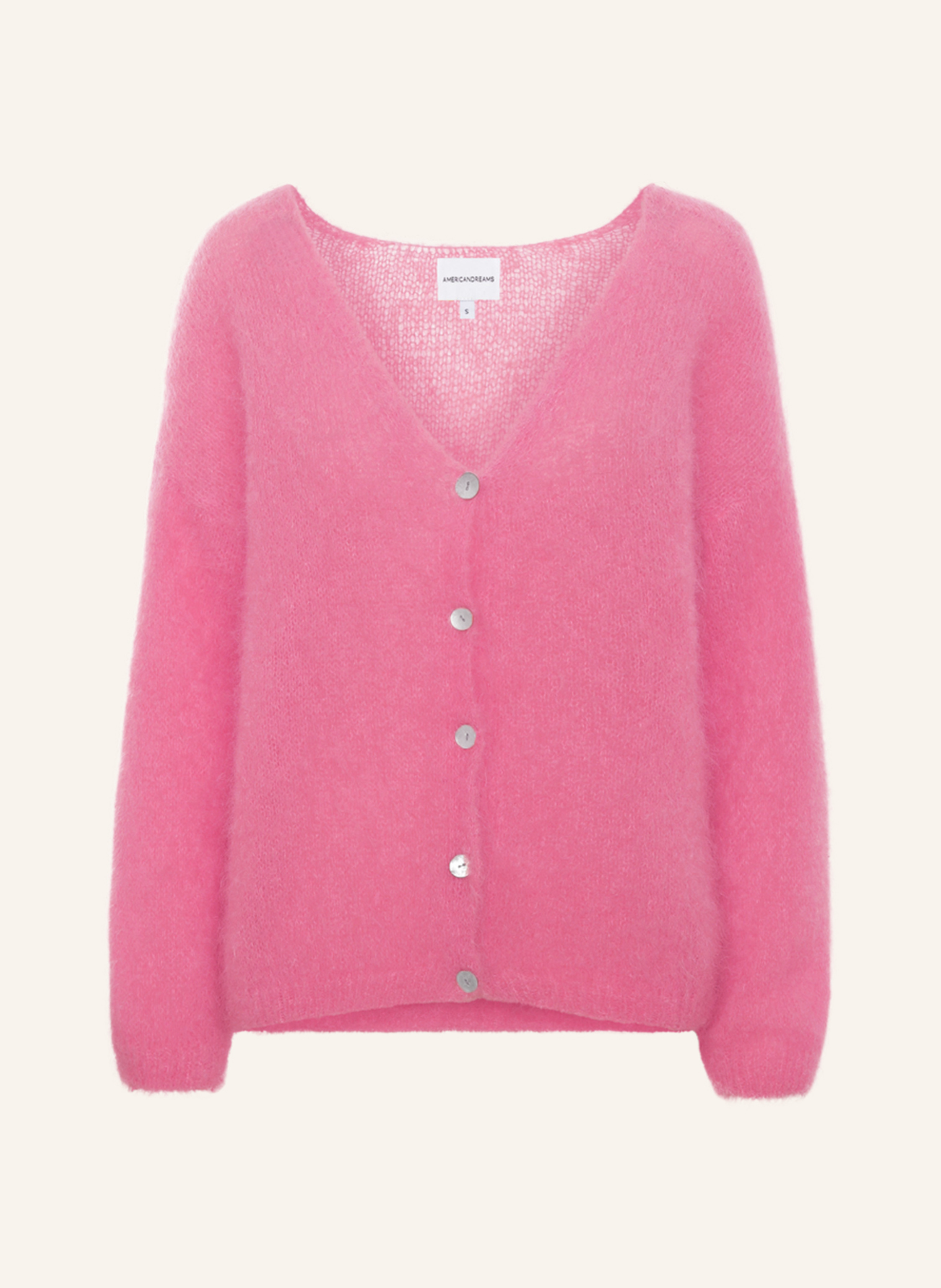 Americandreams Ls Cardigan Cornelia pink