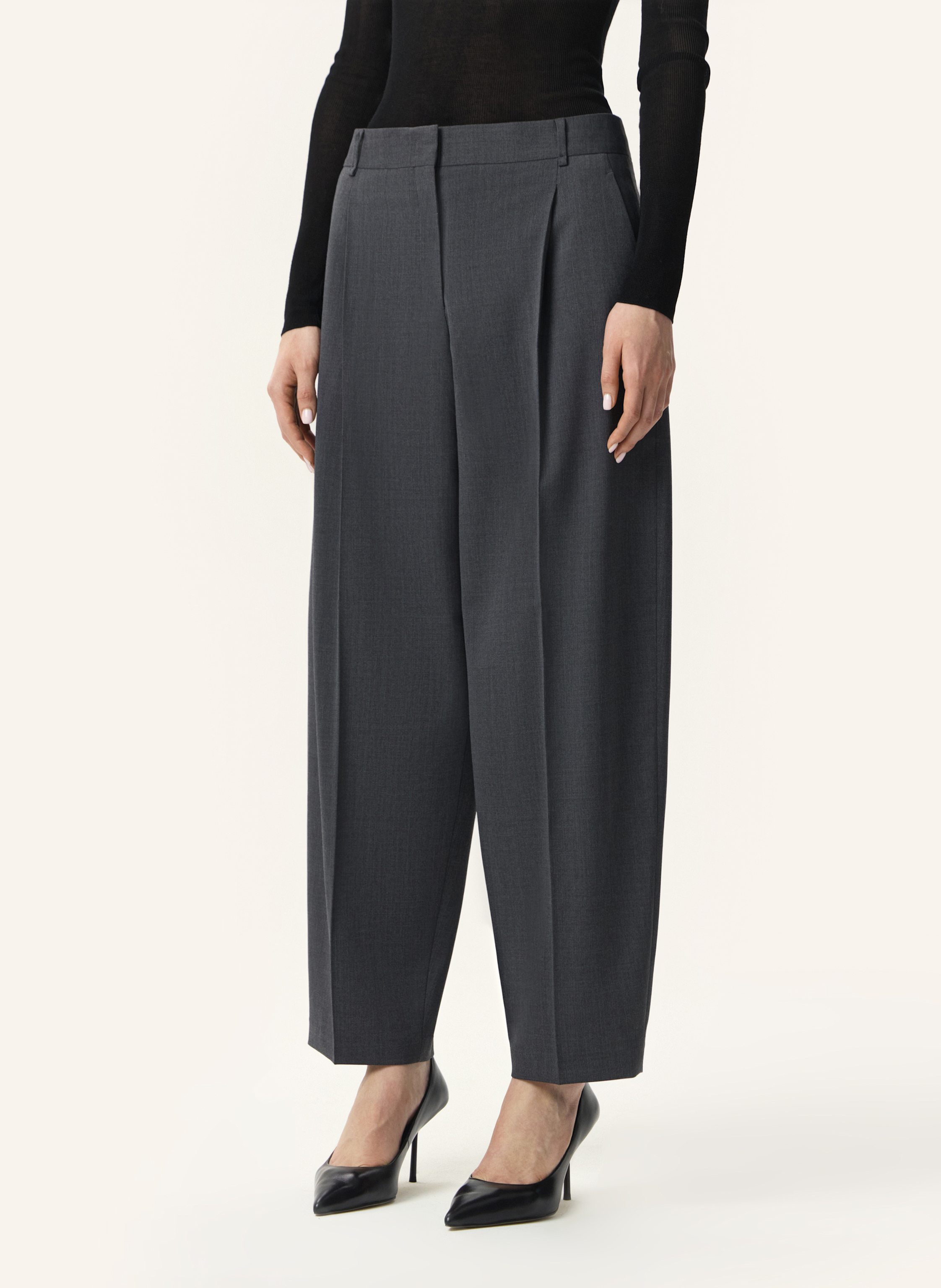 Thumbnail - Pinxit Hose Weite Hose grau