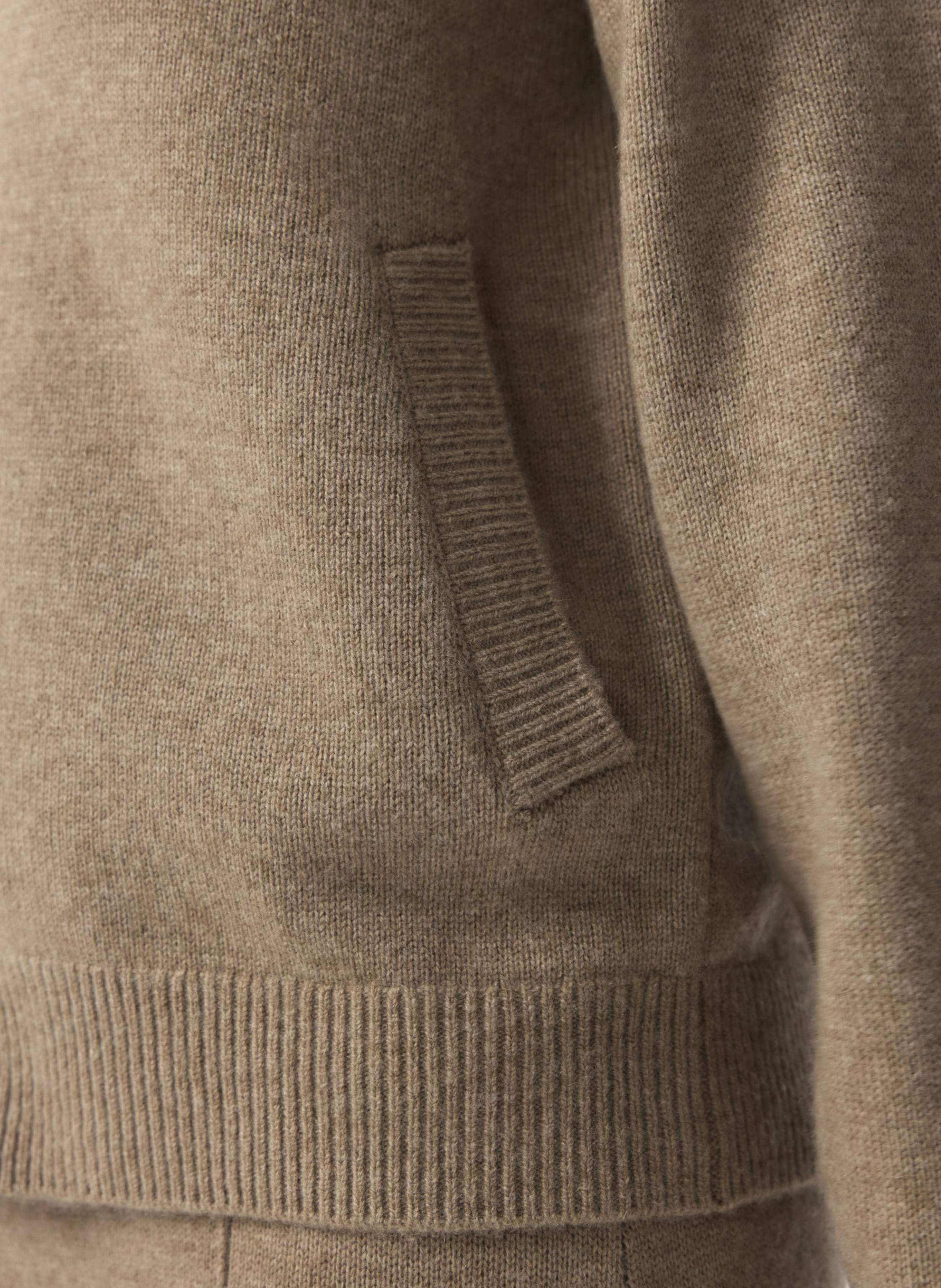 Thumbnail - Pinxit Strickjacke Mit Kaschmir beige