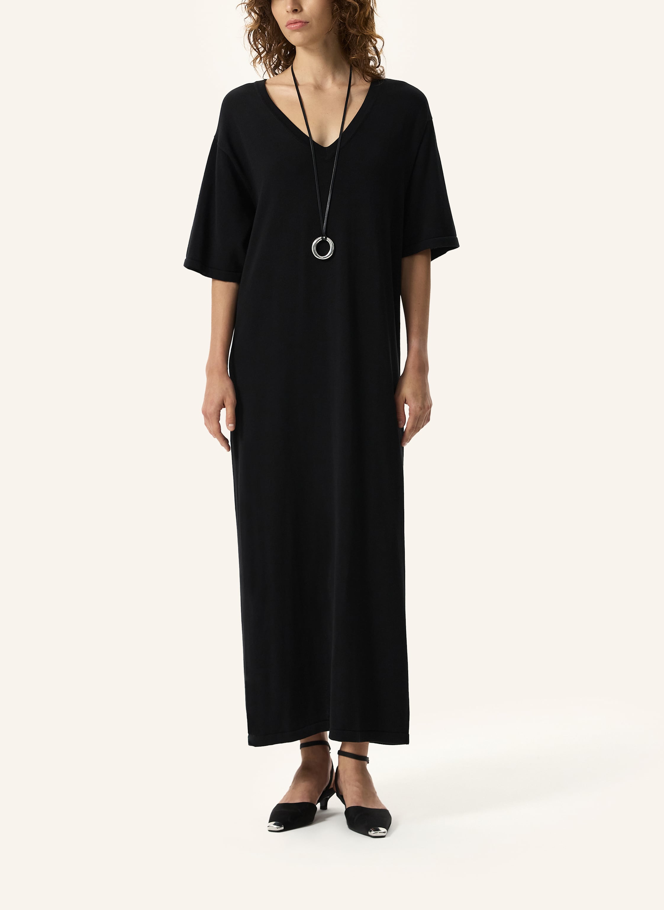 Thumbnail - Pinxit Kleid Strickkleid schwarz