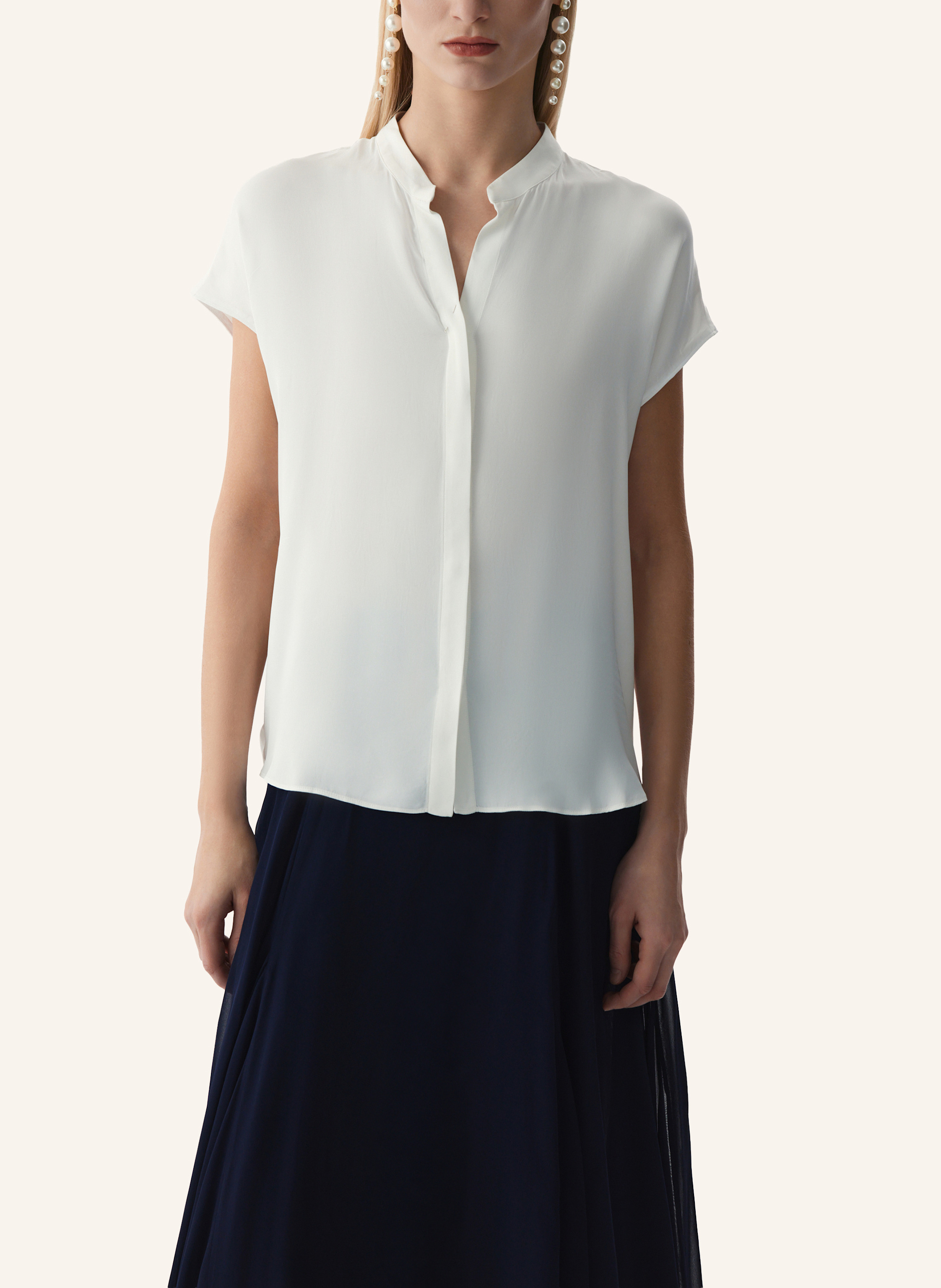 Thumbnail - Pinxit Kurzarmbluse weiss