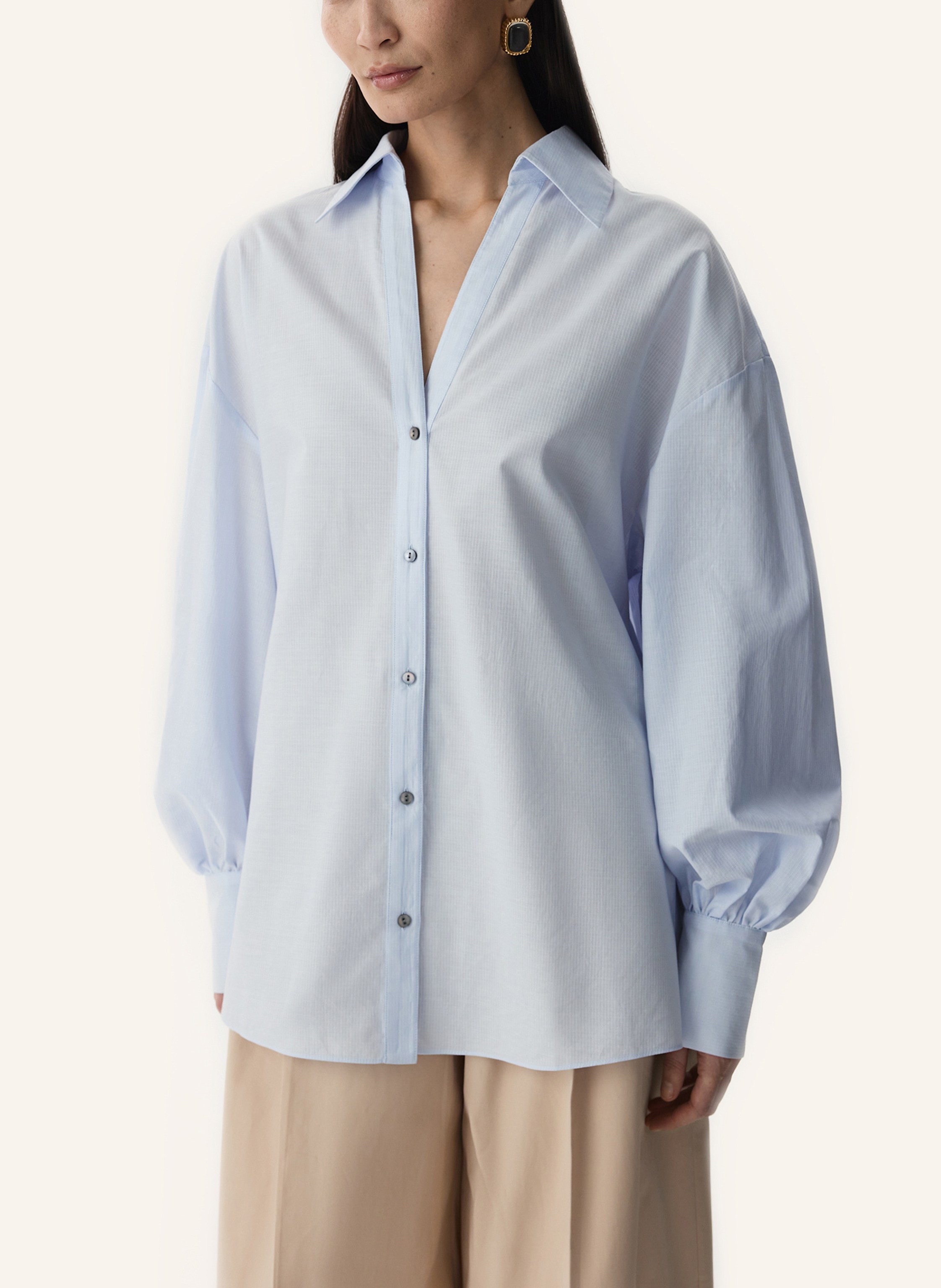 Thumbnail - Pinxit Baumwollhemd blau