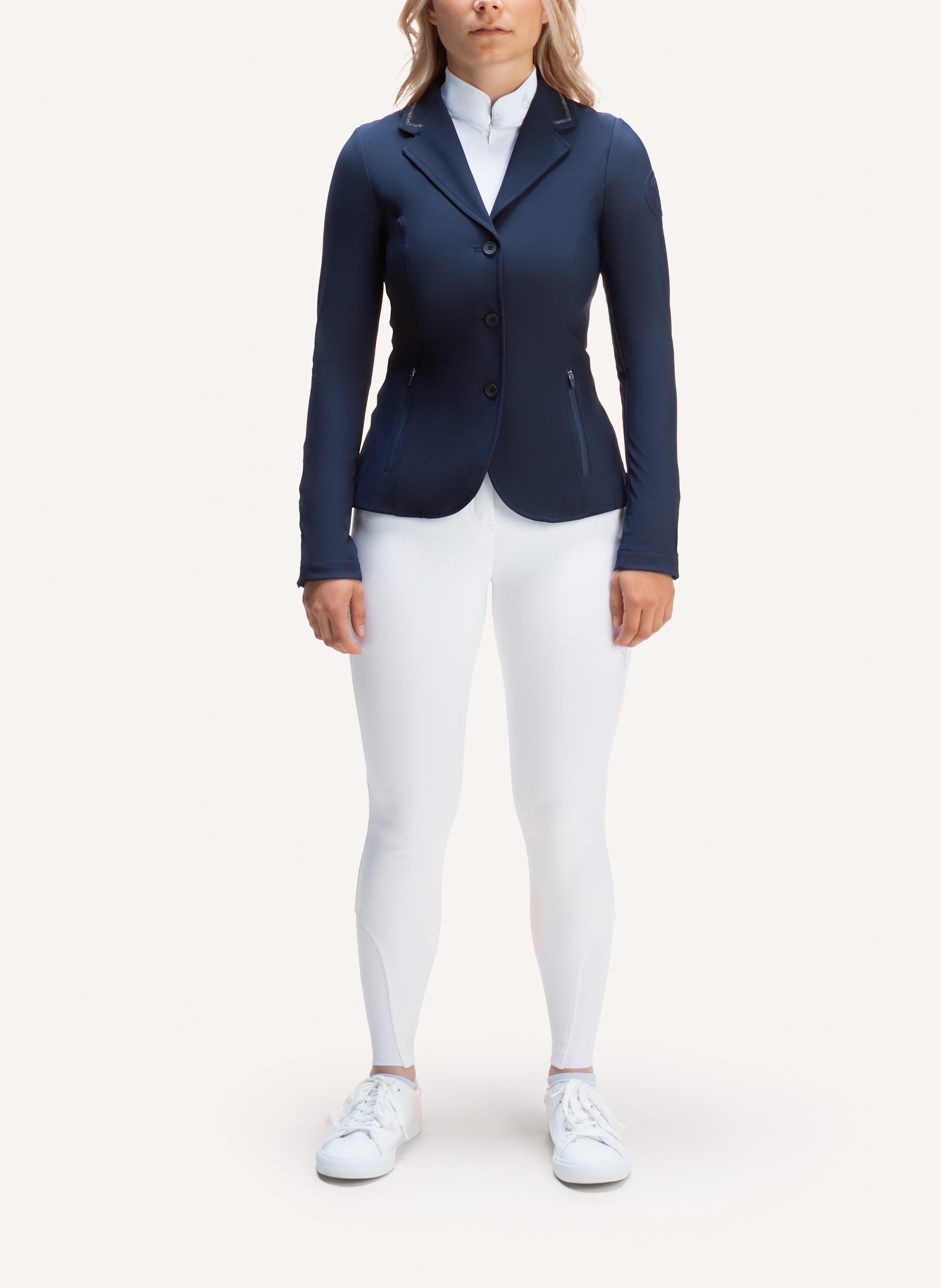 Thumbnail - Silver Circle Turnierjacket Chamica Glitzer blau