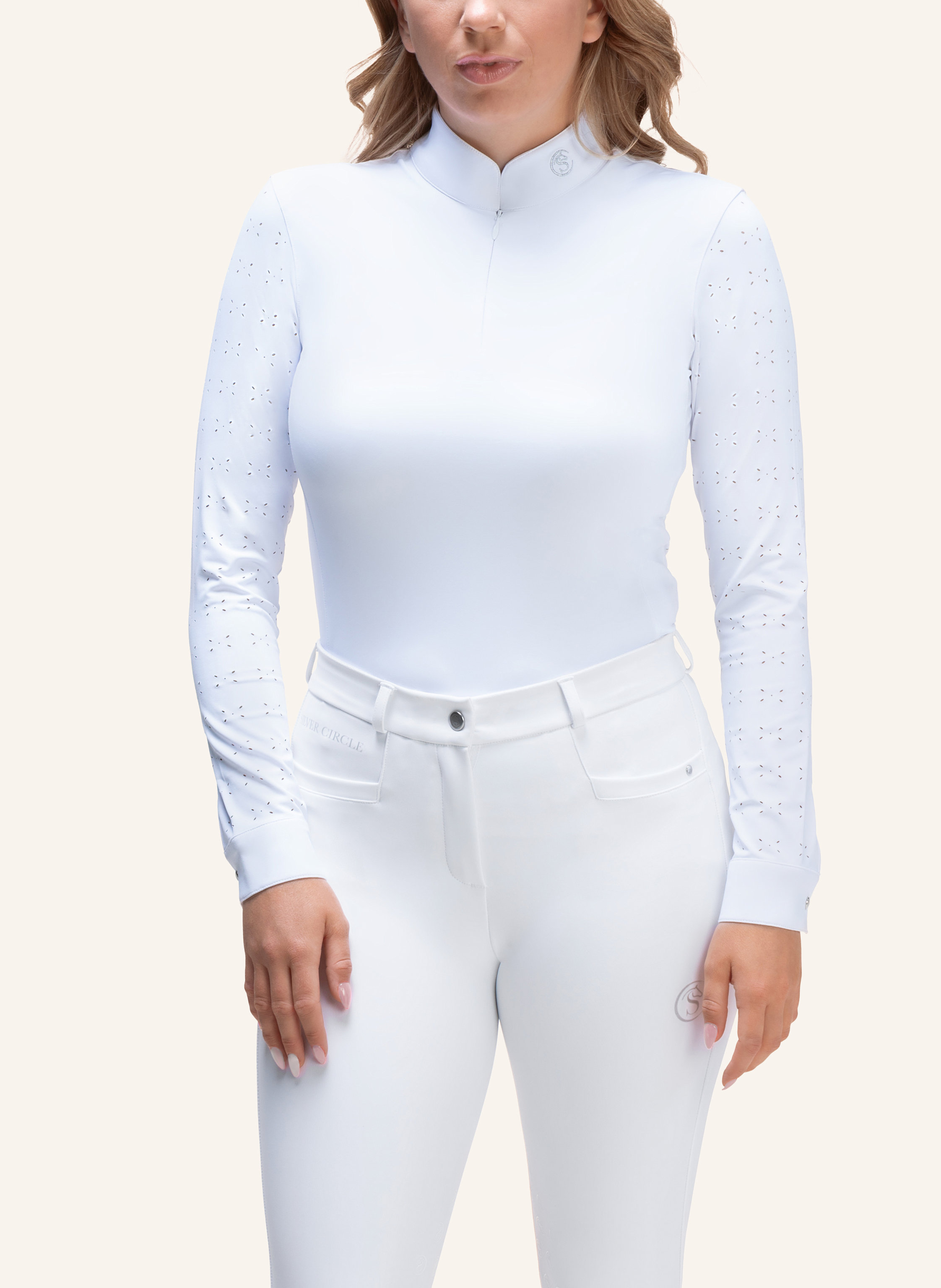 Thumbnail - Silver Circle Turniershirt Chilaili weiss