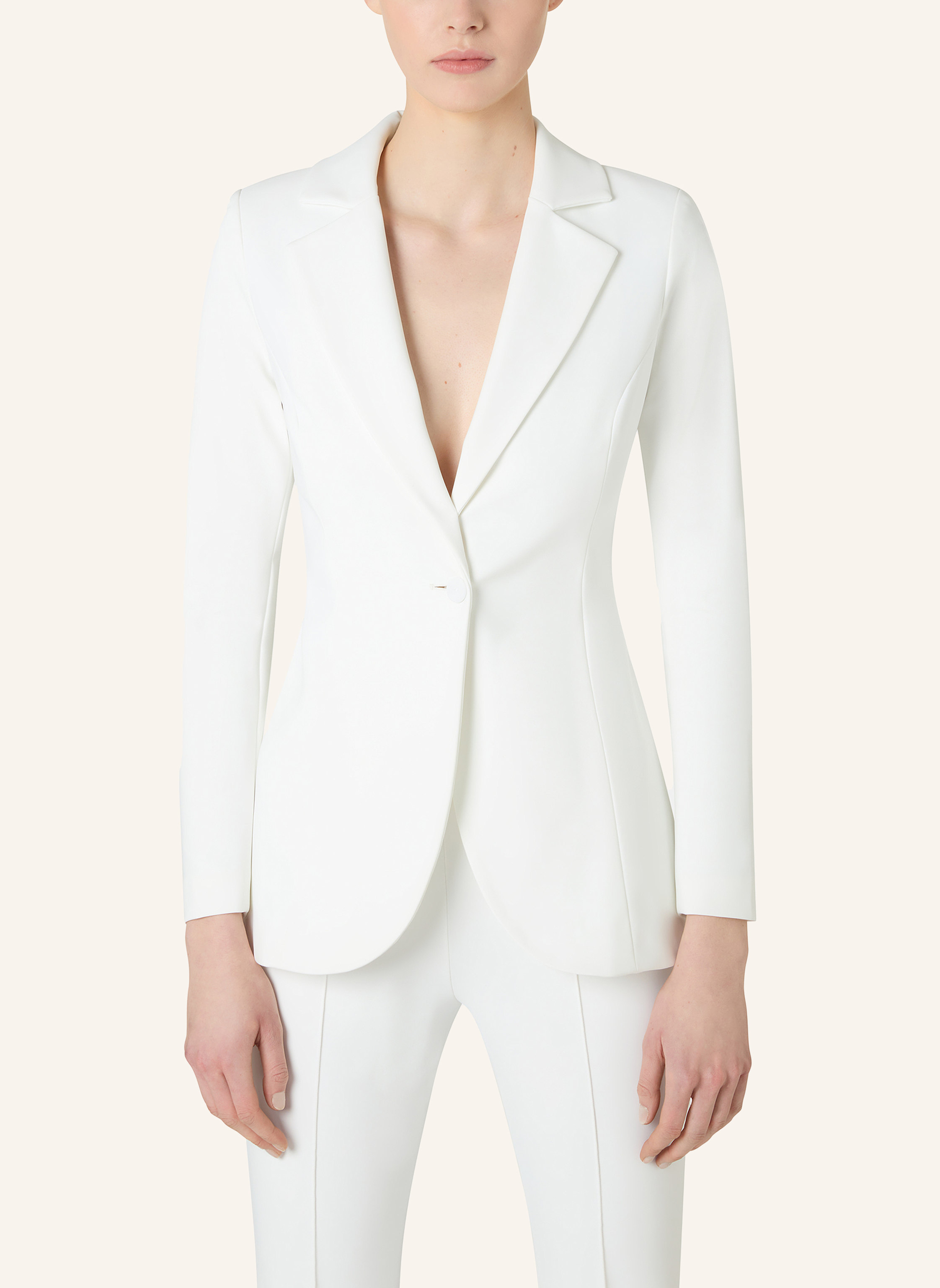 Thumbnail - Chiara Boni La Petite Robe Jacke Lua weiss