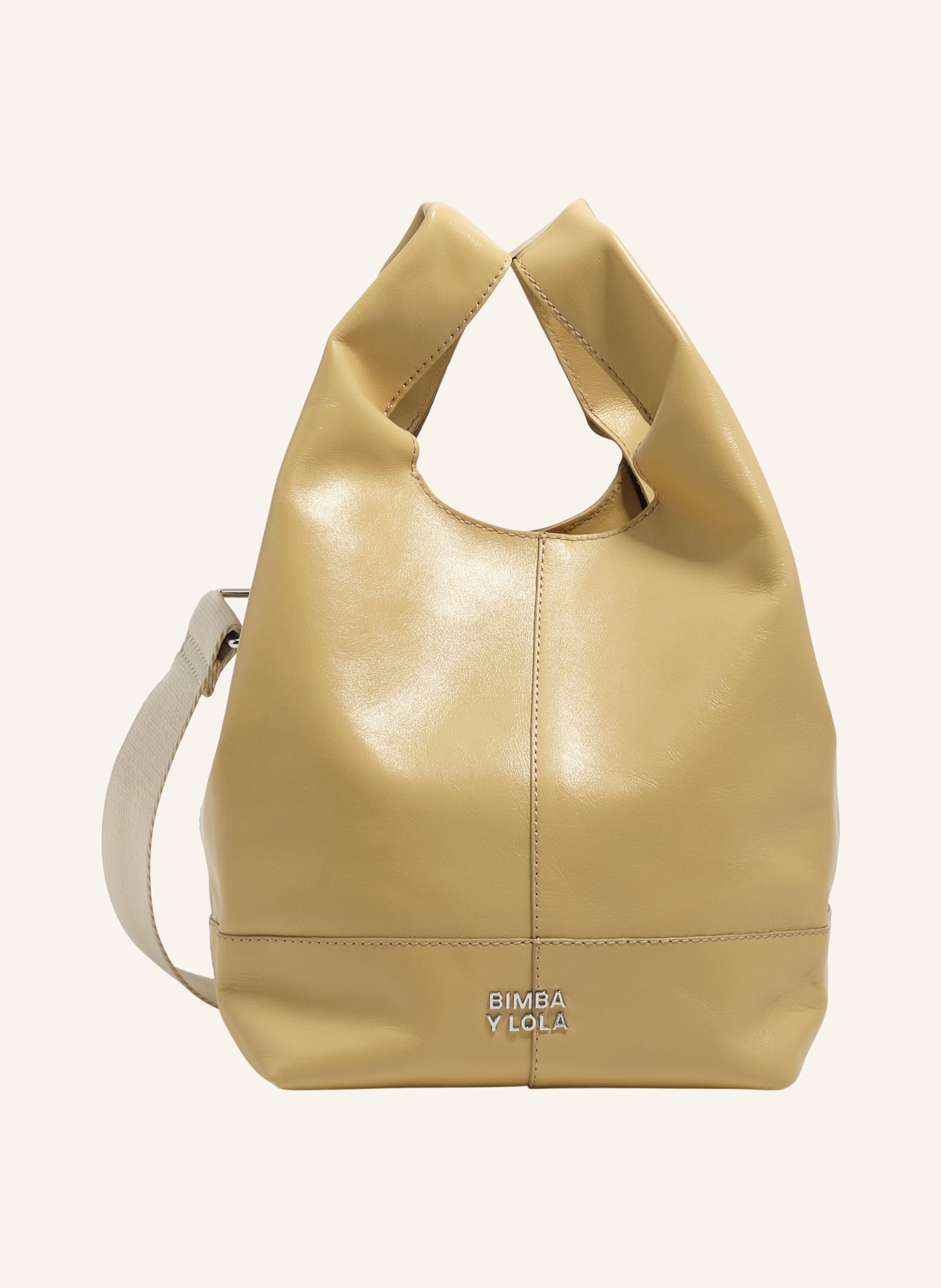 Bimba Y Lola Ledertasche beige