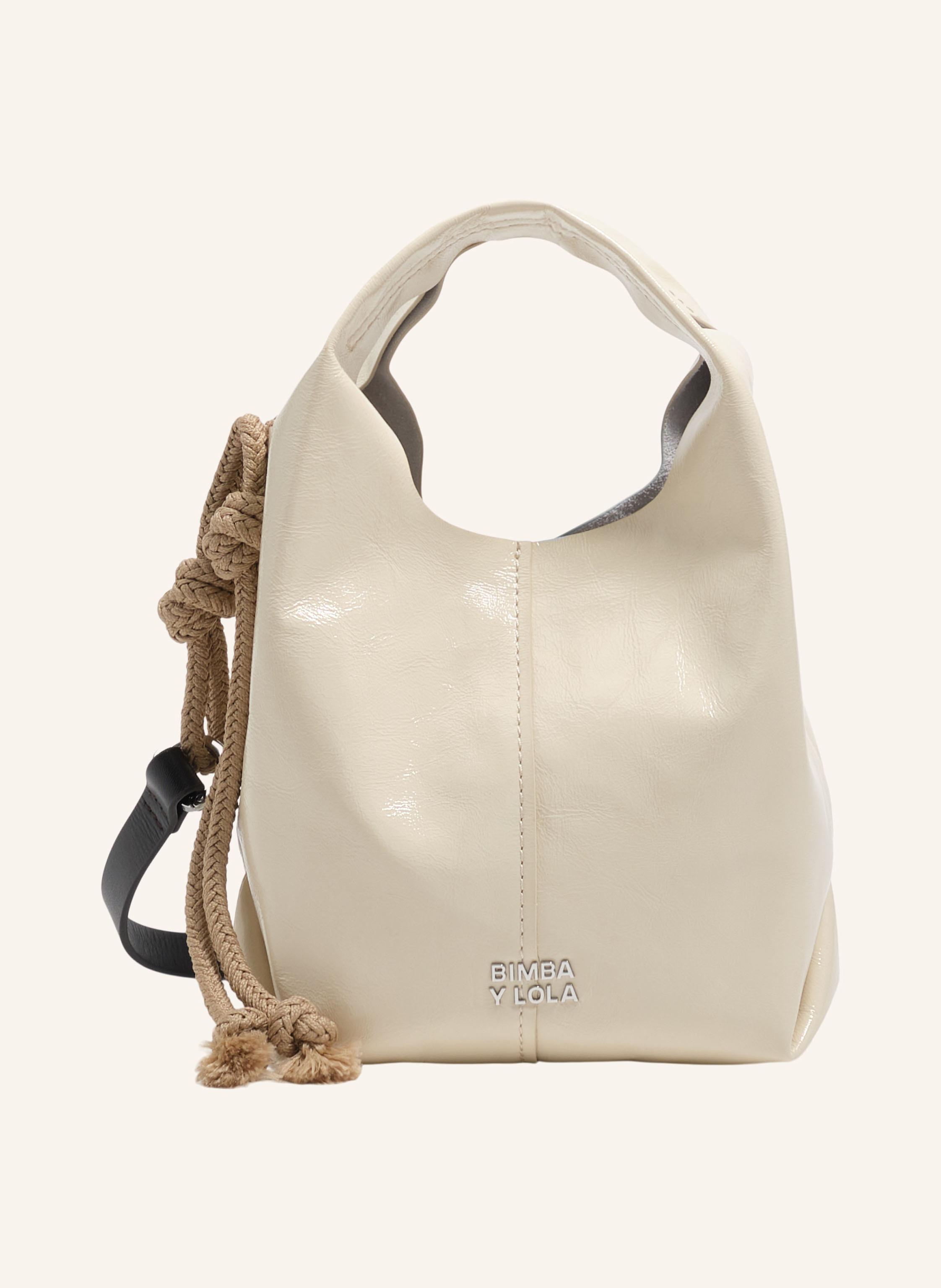 Bimba Y Lola Mini-Ledertasche weiss