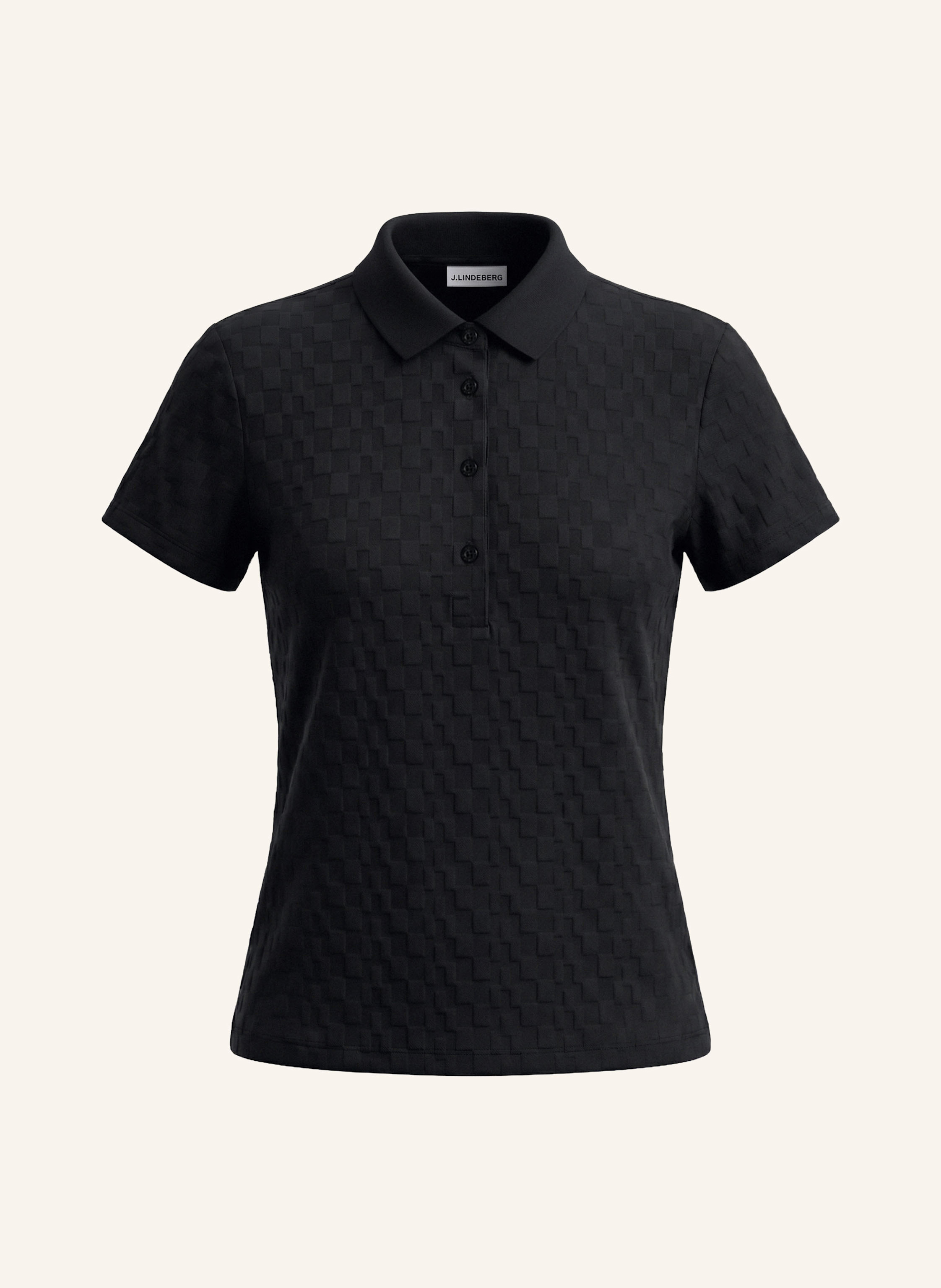 J.Lindeberg Performance‑Polo‑Top schwarz