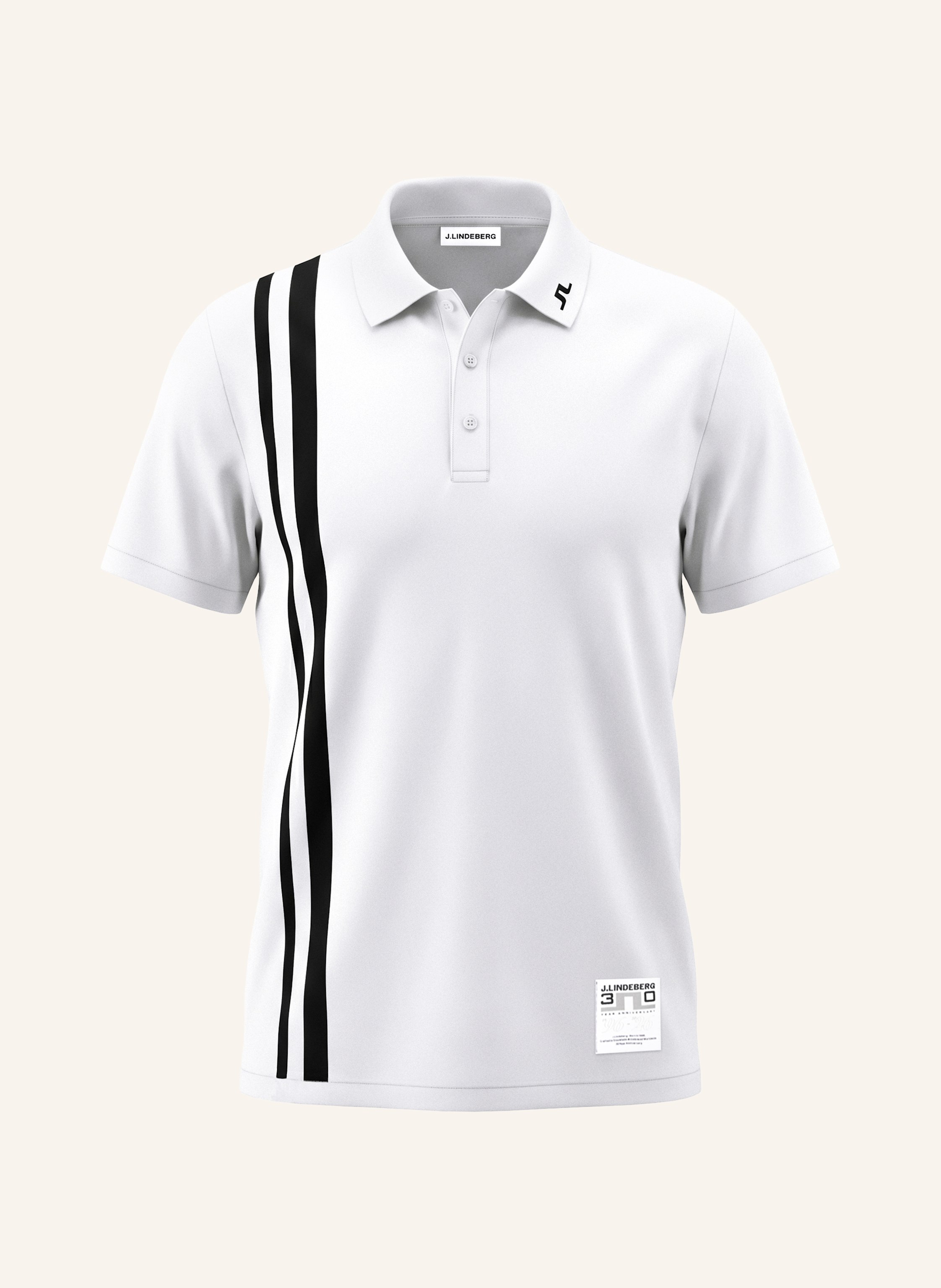 J.Lindeberg Performance‑Polo‑Top weiss