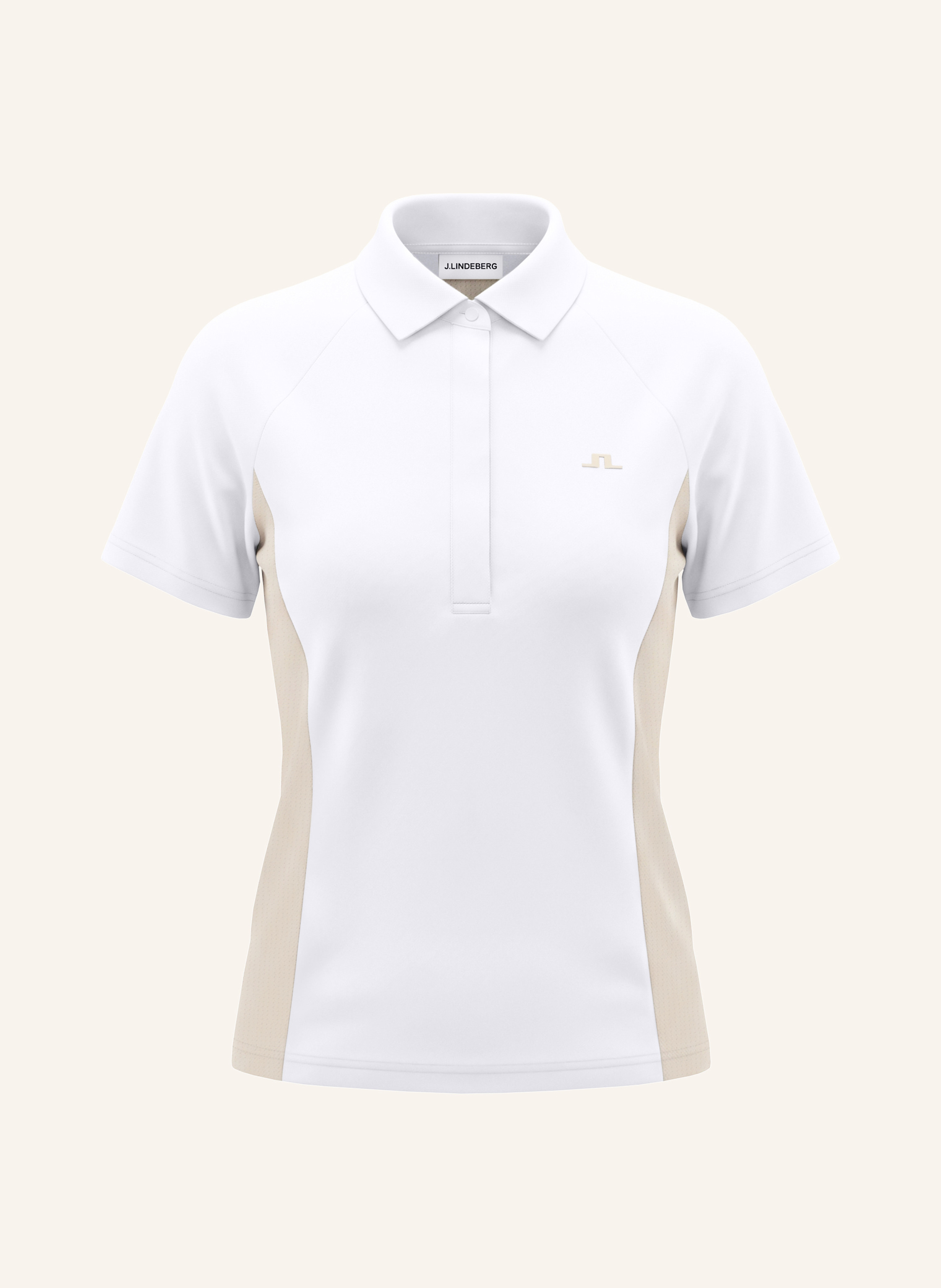 J.Lindeberg Performance‑Polo‑Top weiss