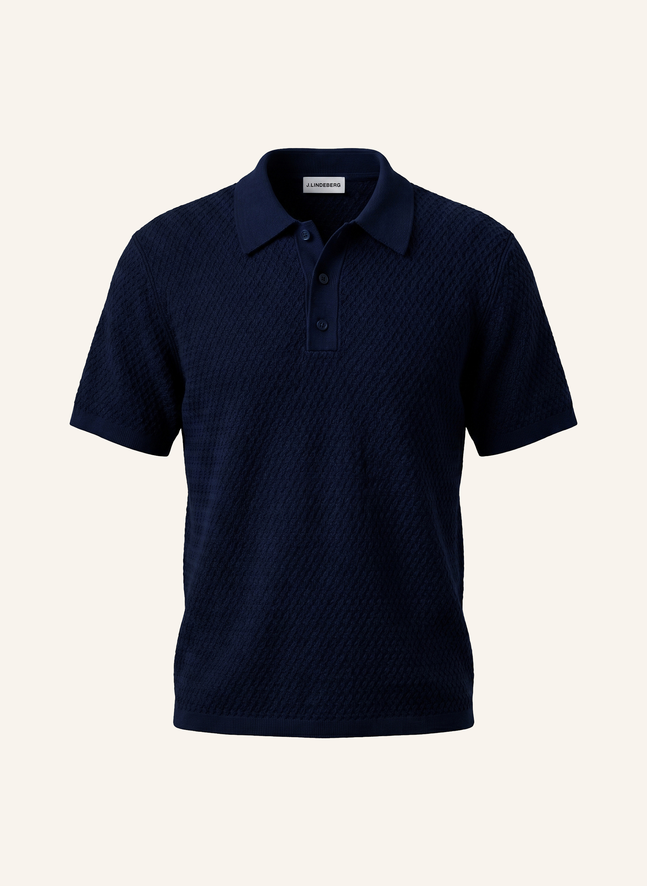 J.Lindeberg Strick‑Polo blau