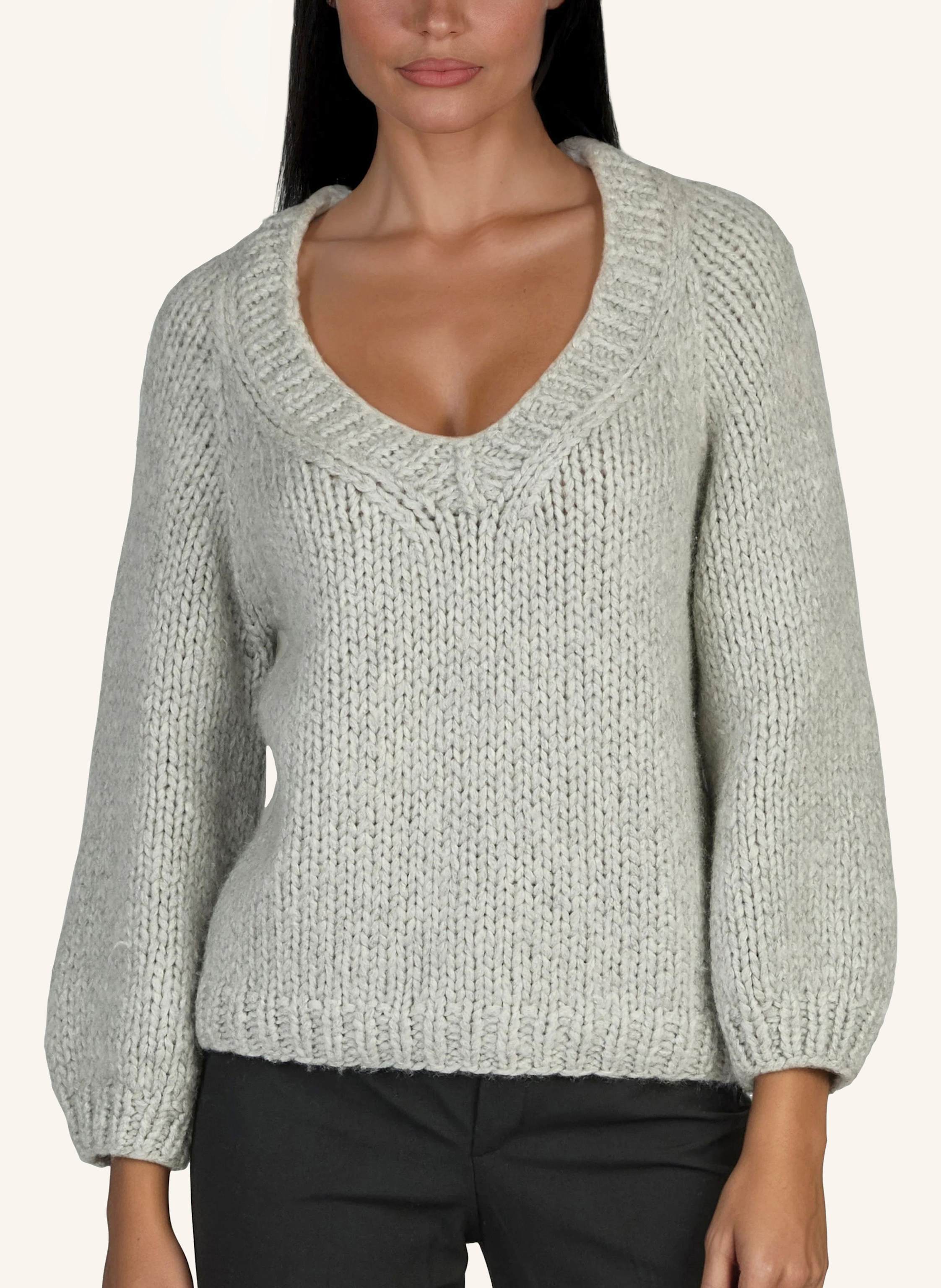 Thumbnail - Douie Pullover Amelie Aus Cashmere grau