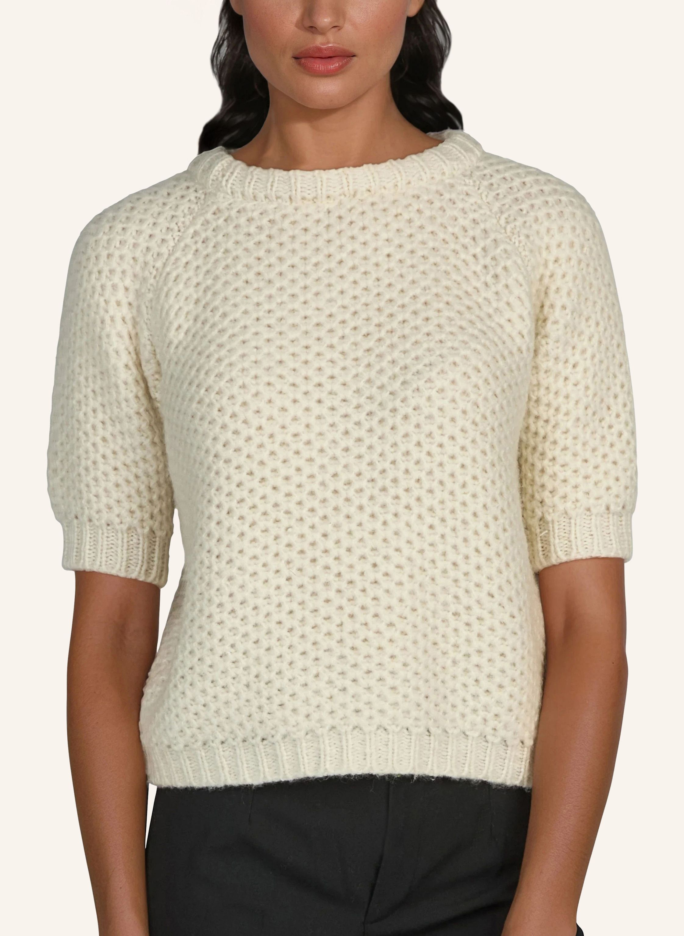 Thumbnail - Douie Pullover Lola Aus Cashmere weiss