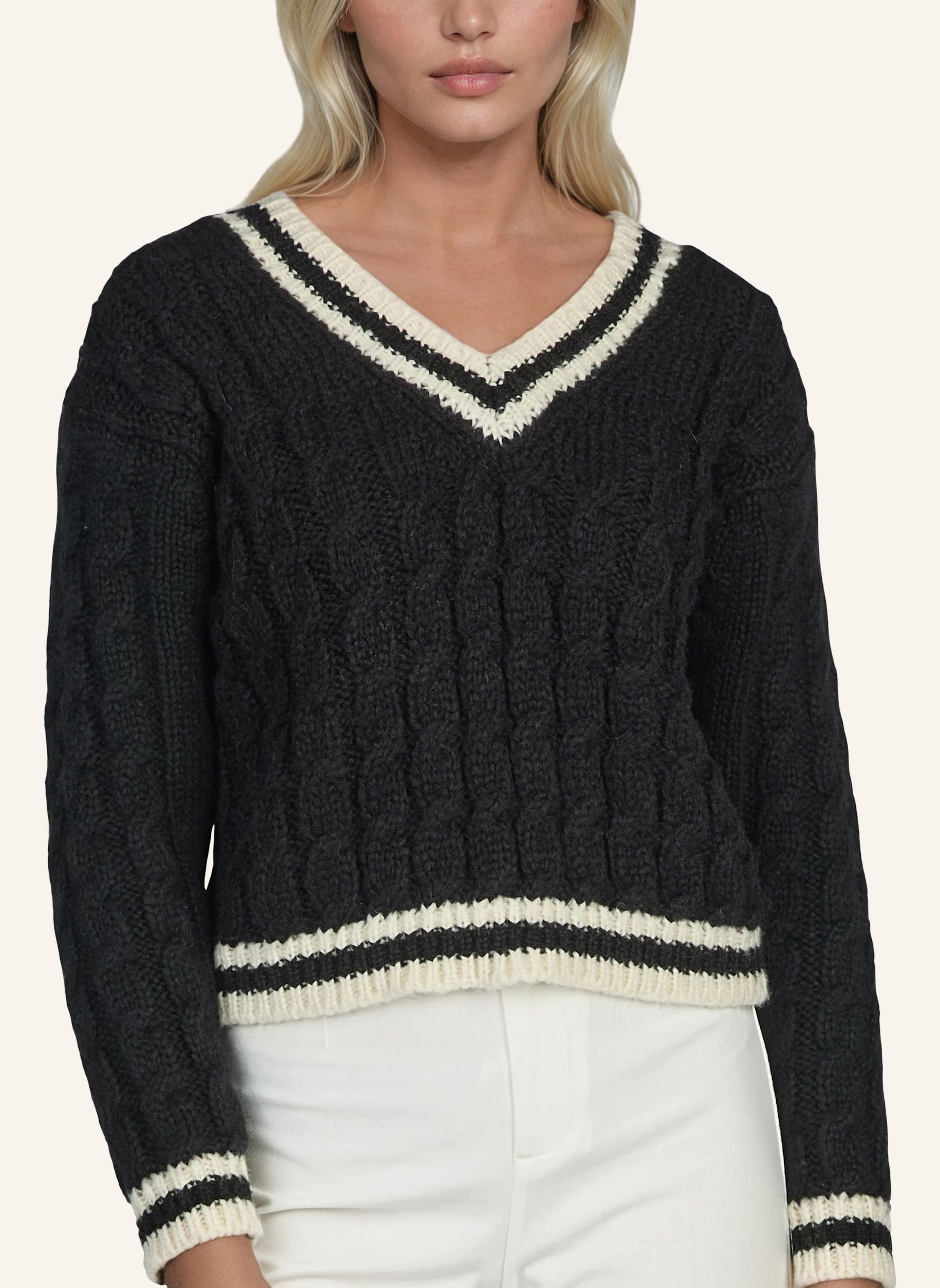 Thumbnail - Douie Pullover Polo Aus Cashmere schwarz